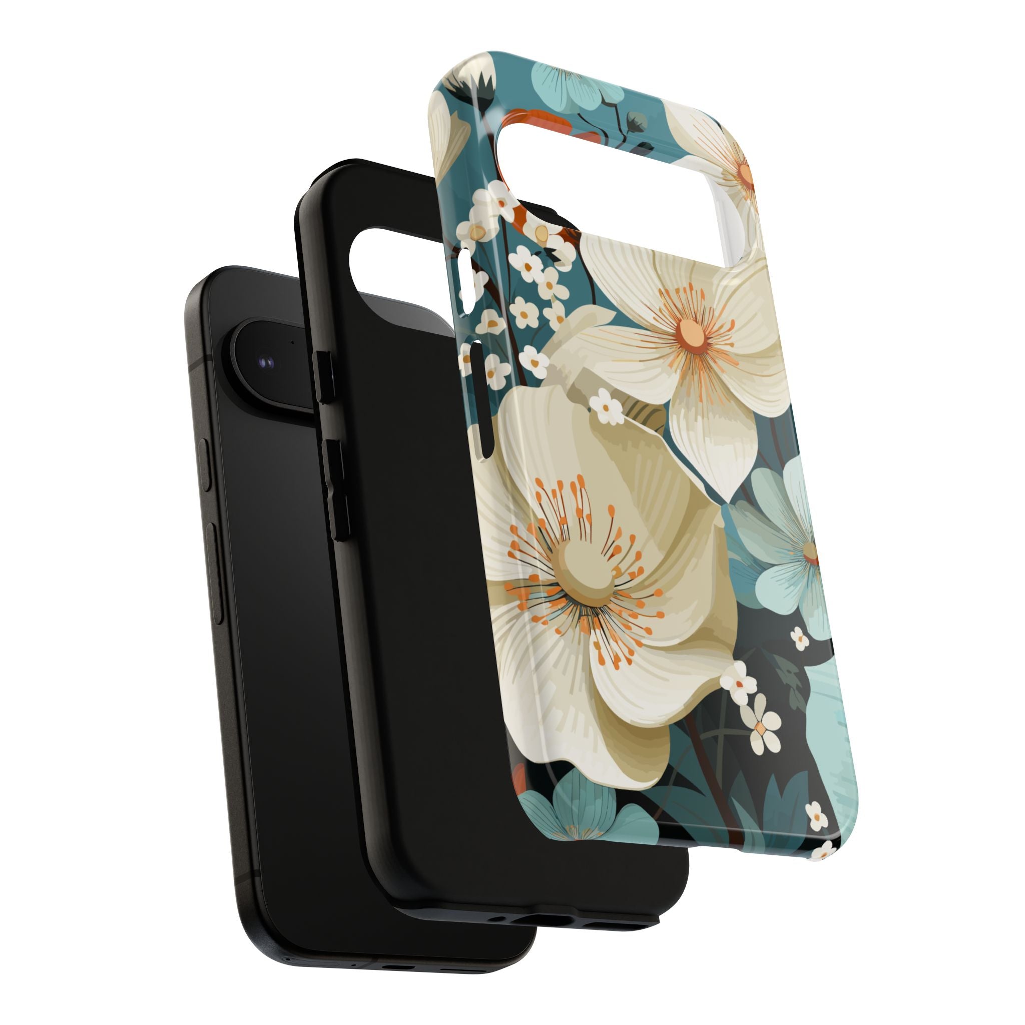 Floral Phone Case, Stylish Tough Cases with Botanical Design, Flower Print Phone Cover, Gifts for Nature Lovers, Eco-Friendly Mobile Cover
