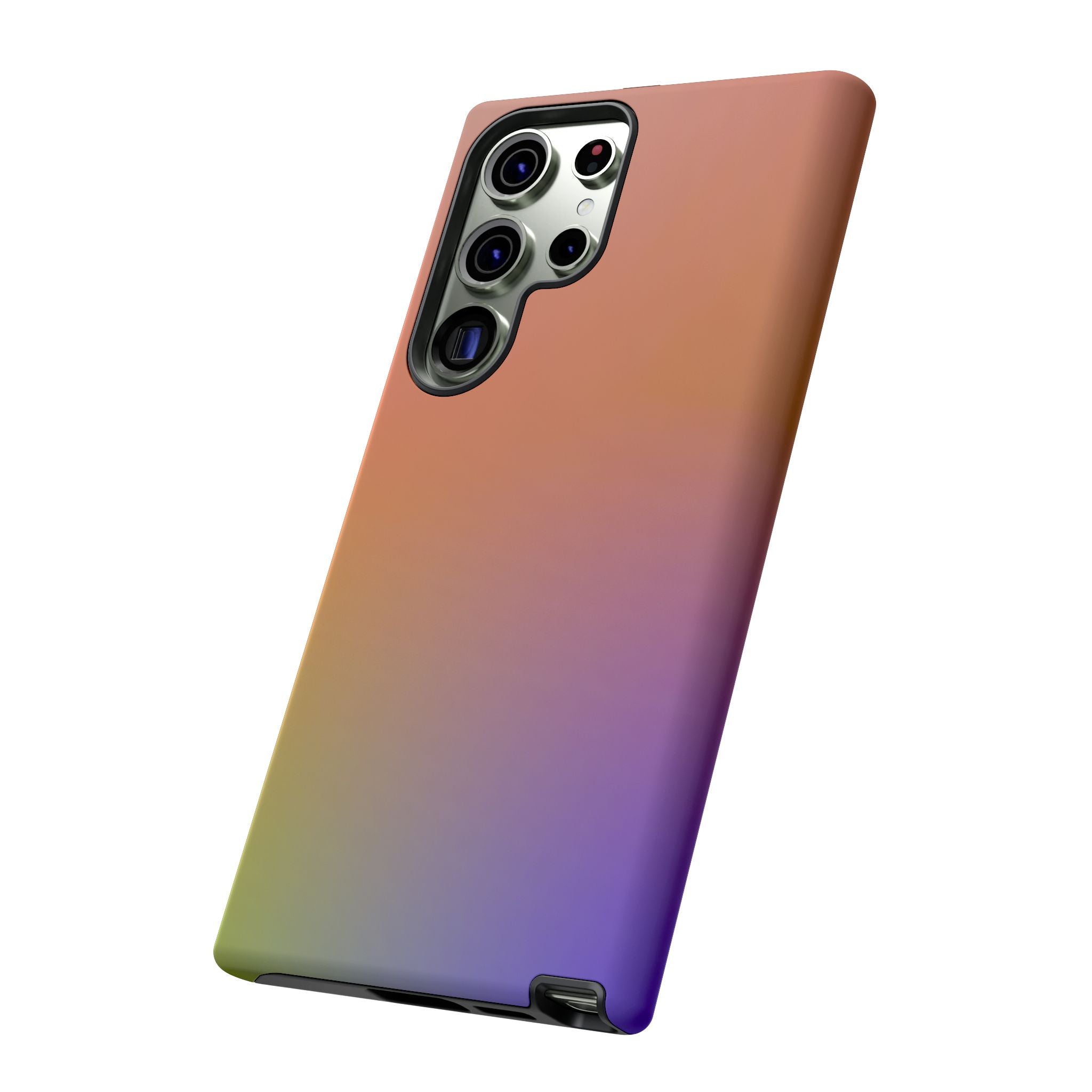 Colorful Gradient Phone Case, Tough Cases for iPhone, Customizable Phone Cover, Trendy Tech Accessory, Gift for Tech Lovers