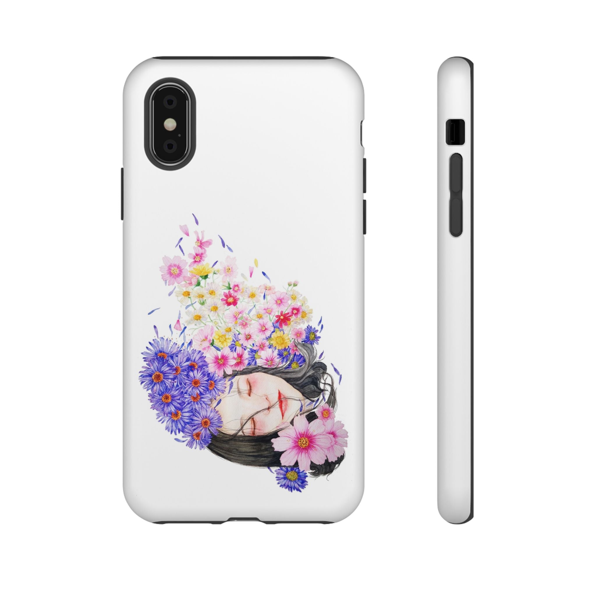 Floral Phone Case | Tough Cases | Cute Floral Design, Gift for Her, Spring Accessory, Mother's Day Gift, Stylish Protection