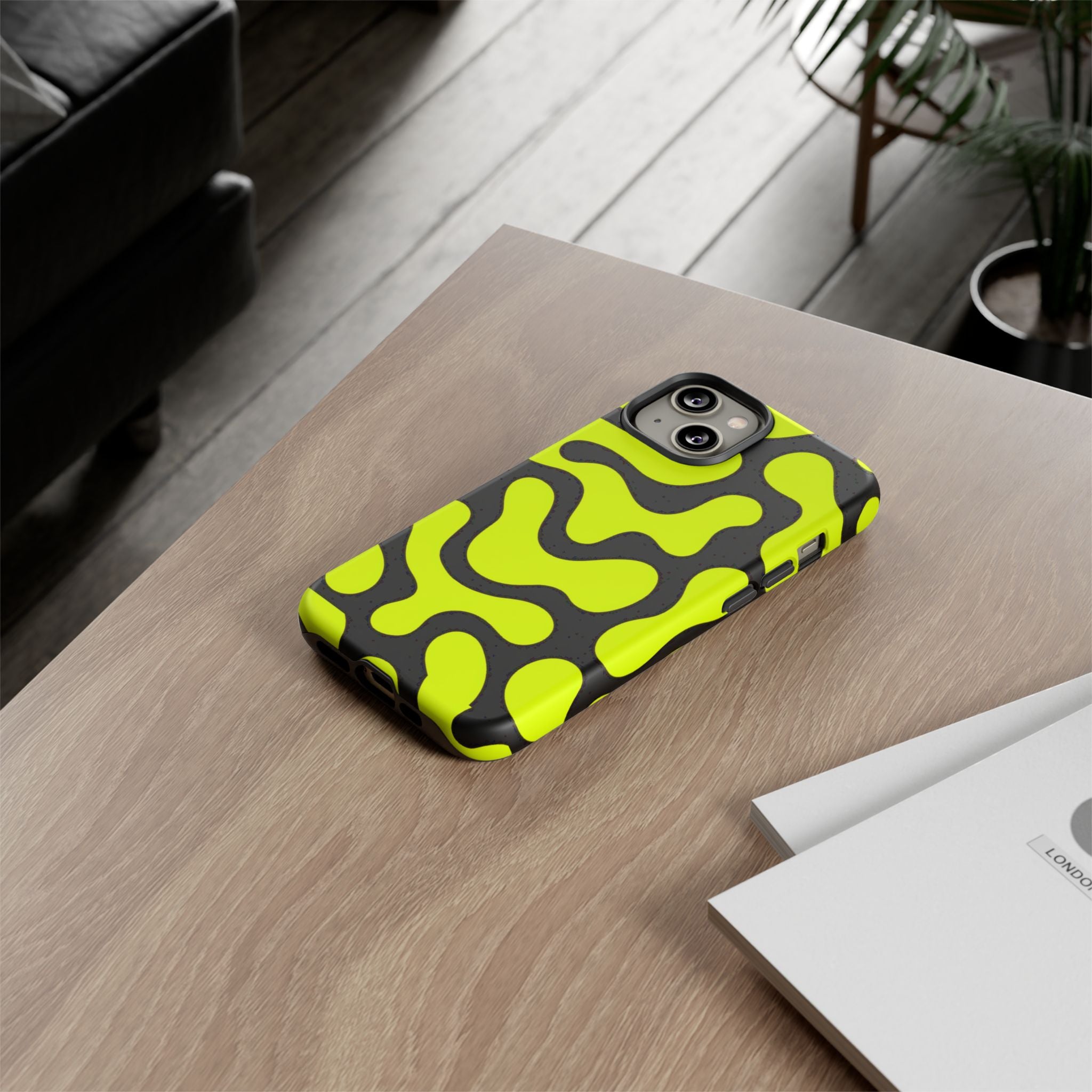Bold Pattern Phone Case, Stylish Protective Cover, Unique Gift for Tech Lovers, Trendy Mobile Accessory, Rejuvenate Your Style