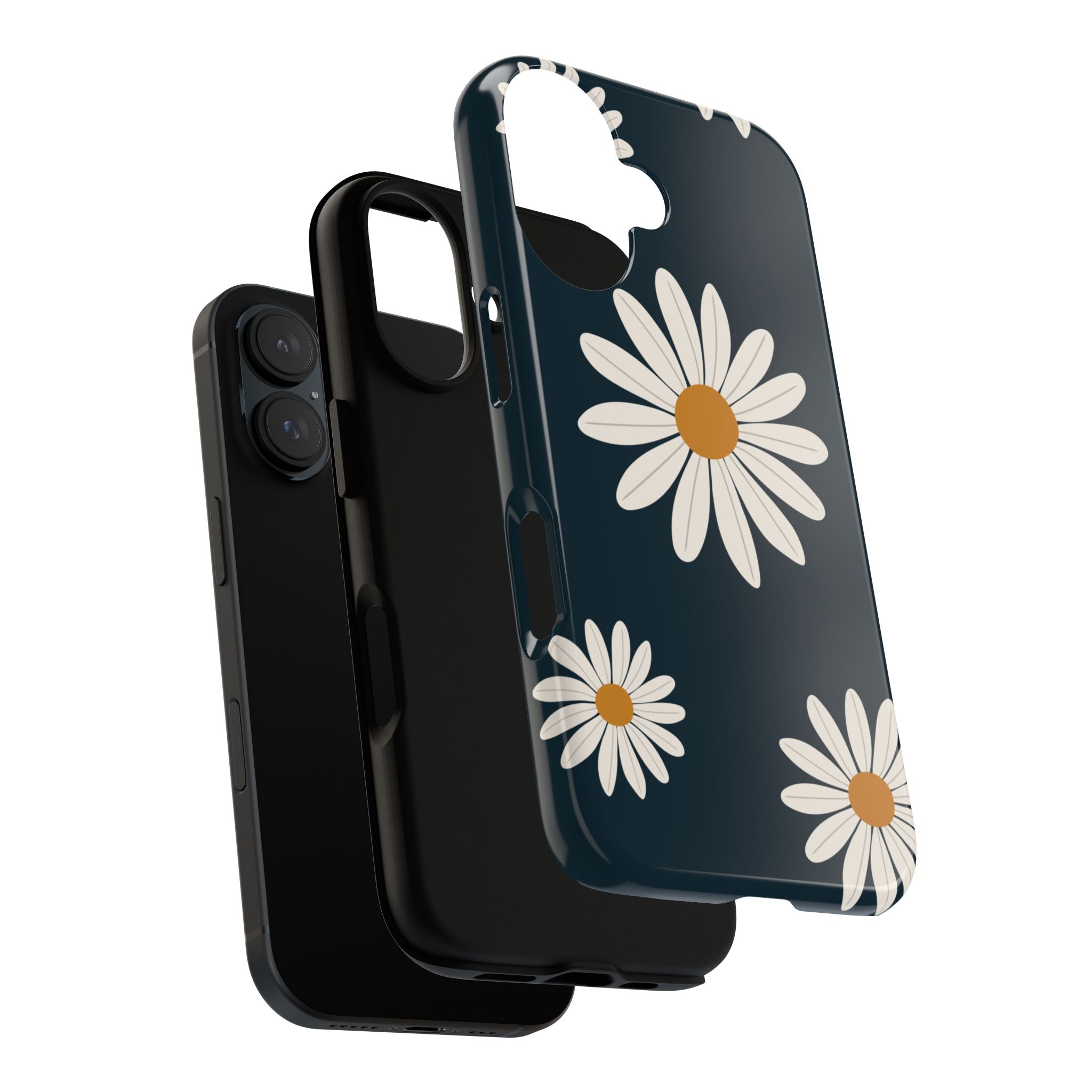 Daisy Phone Case, Floral Phone Cover, Tough Phone Case, Gift for Flower Lovers, Smartphone Accessory, Spring Design
