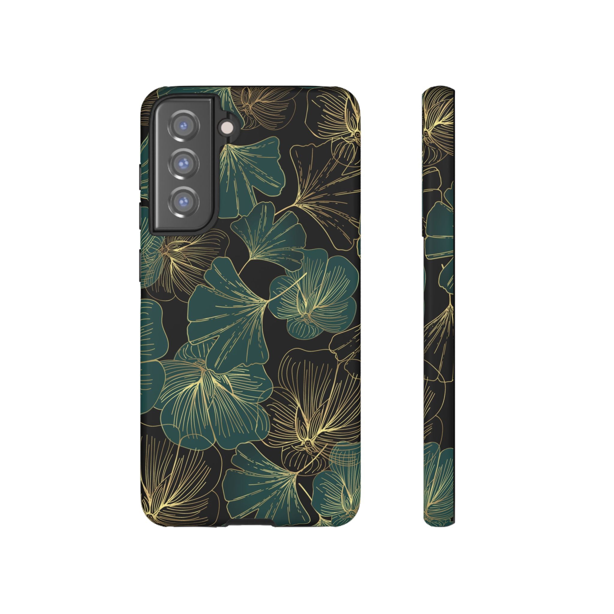 Floral Phone Case - Tough Cases, Protective Cover, Stylish Accessory, Gift for Her, Nature-Inspired Design