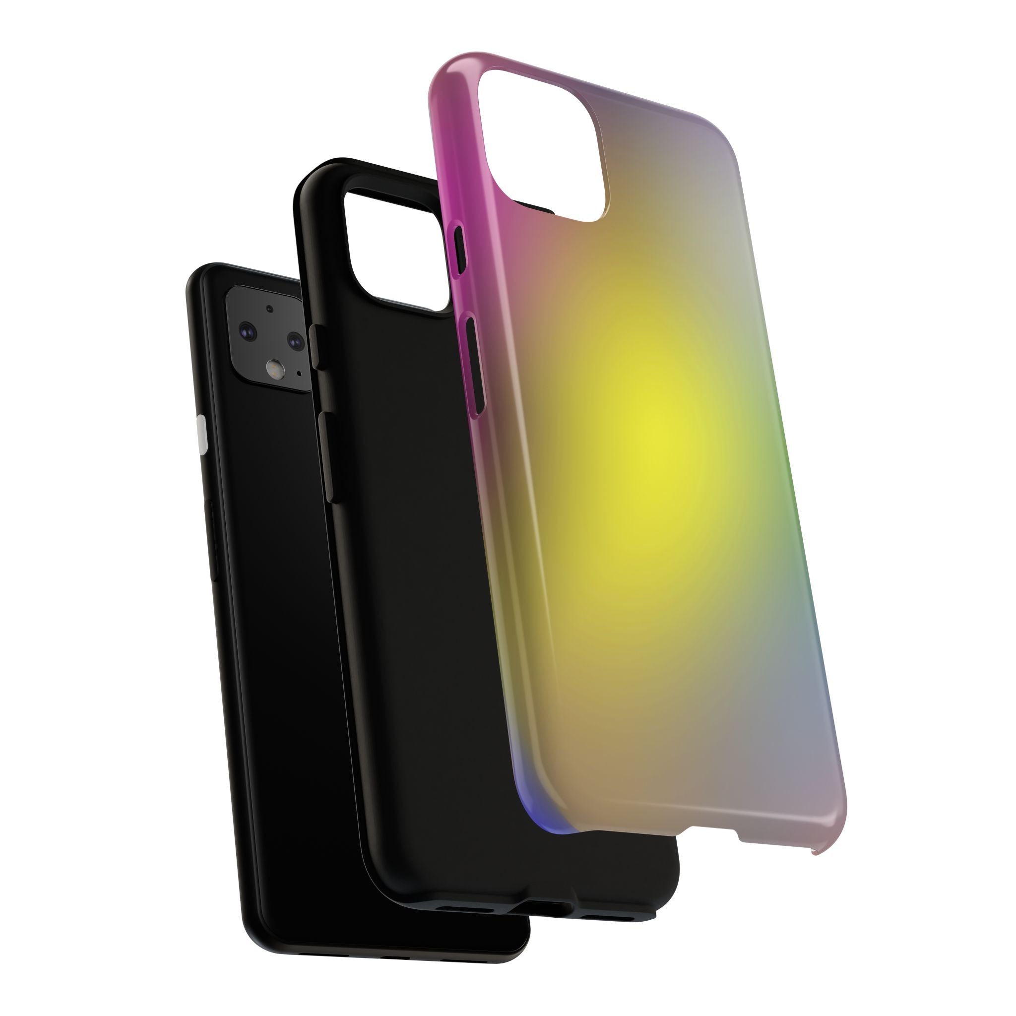 Colorful Tough Phone Case, Stylish Slim Cover, Durable Mobile Protection, Trendy Gift for Tech Lovers, Vibrant Phone Accessory