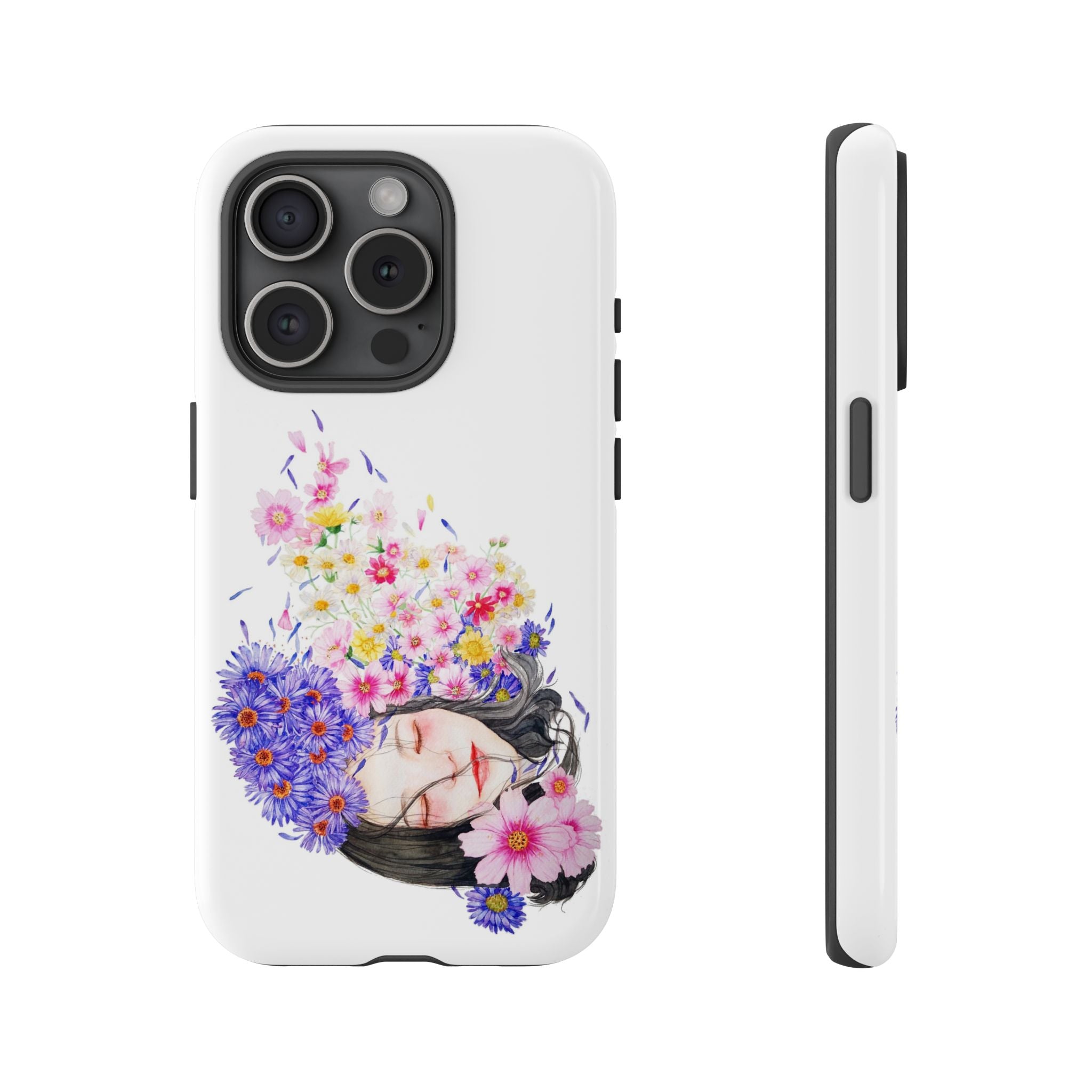 Floral Phone Case | Tough Cases | Cute Floral Design, Gift for Her, Spring Accessory, Mother's Day Gift, Stylish Protection