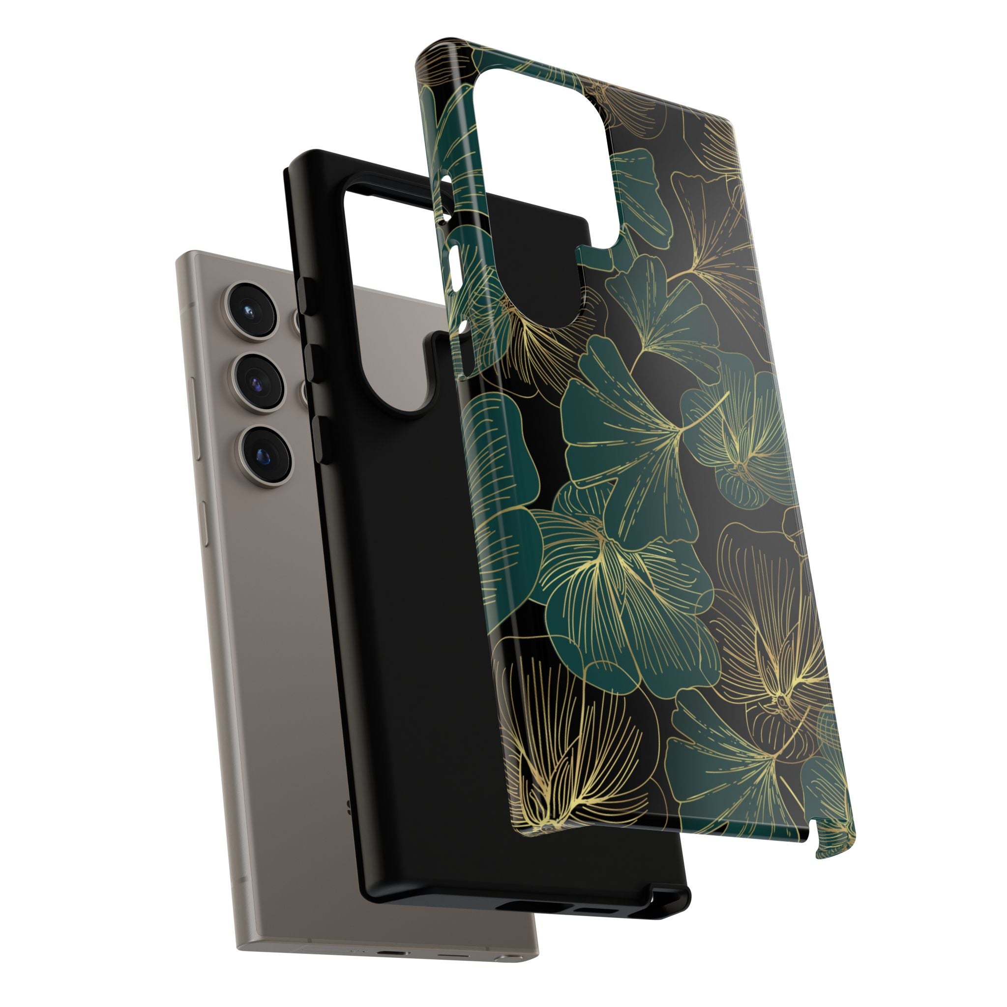 Floral Phone Case - Tough Cases, Protective Cover, Stylish Accessory, Gift for Her, Nature-Inspired Design