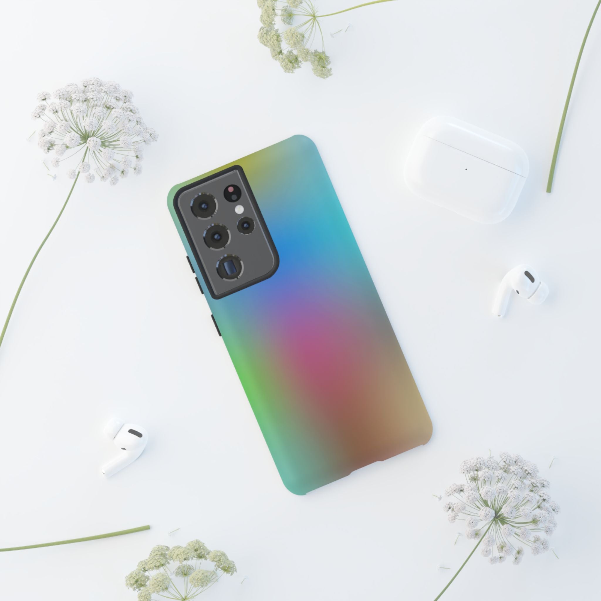 Colorful Mobile Phone Case, Unique Phone Cover, Stylish Phone Protector, Gift for Tech Lovers, Trendy Accessory