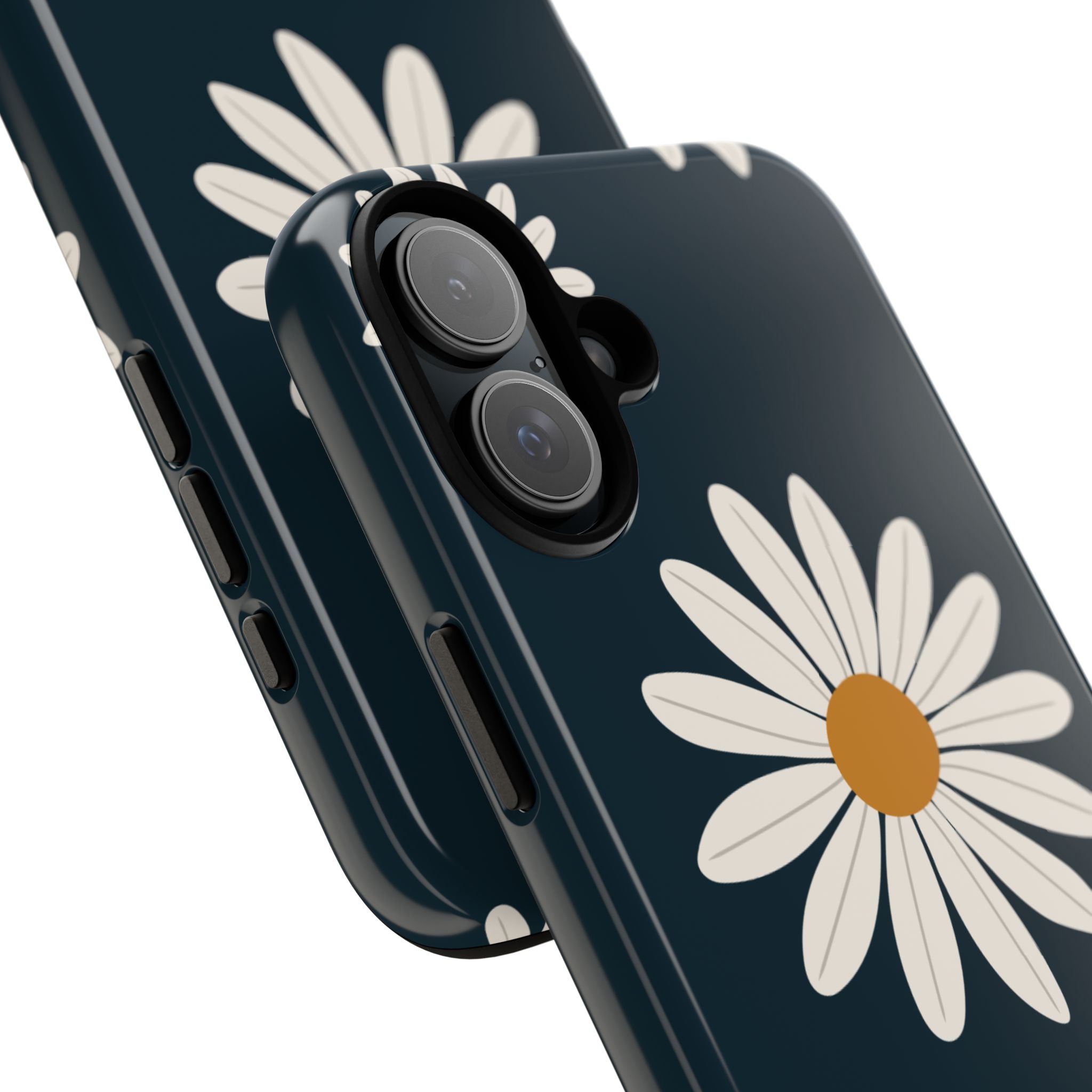 Daisy Phone Case, Floral Phone Cover, Tough Phone Case, Gift for Flower Lovers, Smartphone Accessory, Spring Design