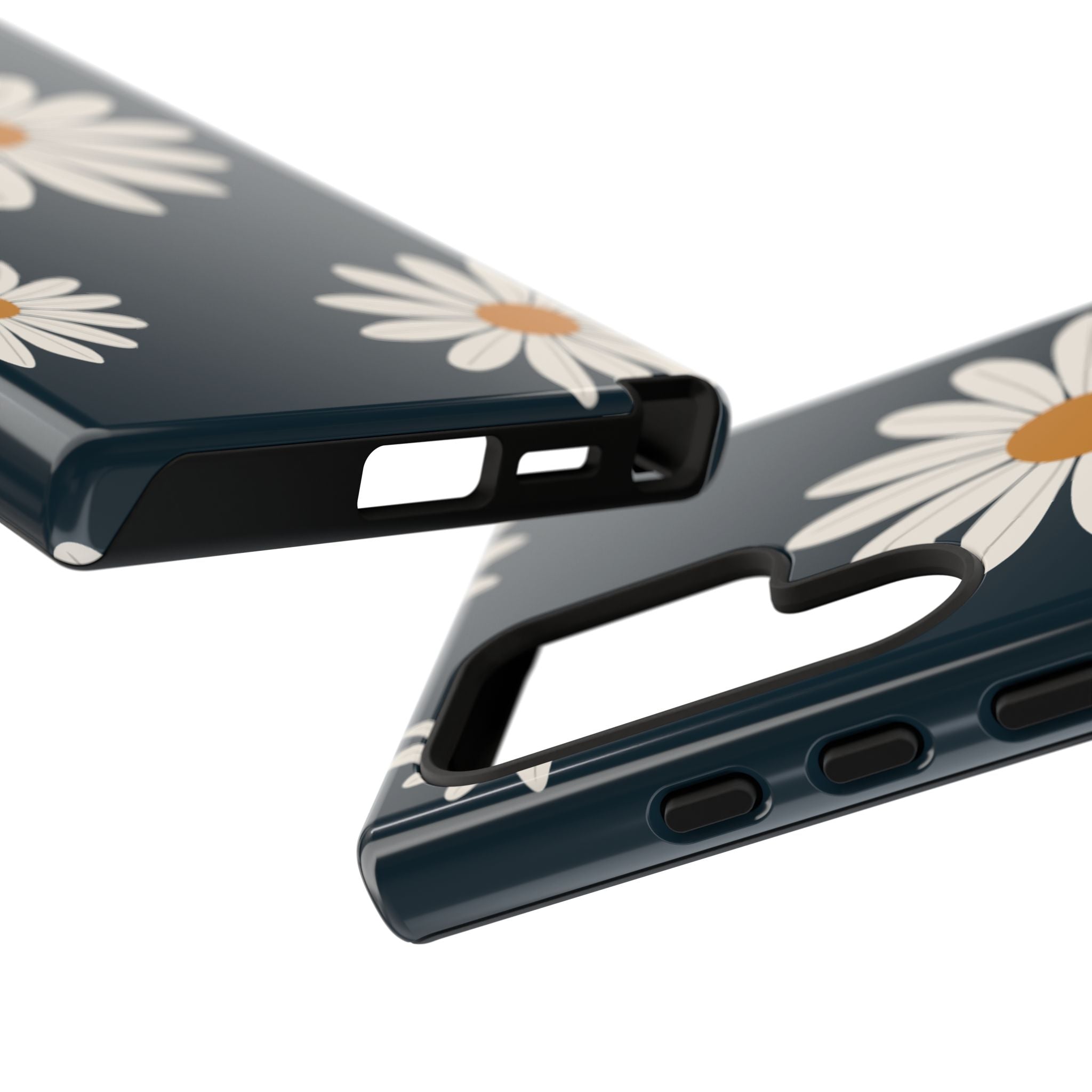 Daisy Phone Case, Floral Phone Cover, Tough Phone Case, Gift for Flower Lovers, Smartphone Accessory, Spring Design