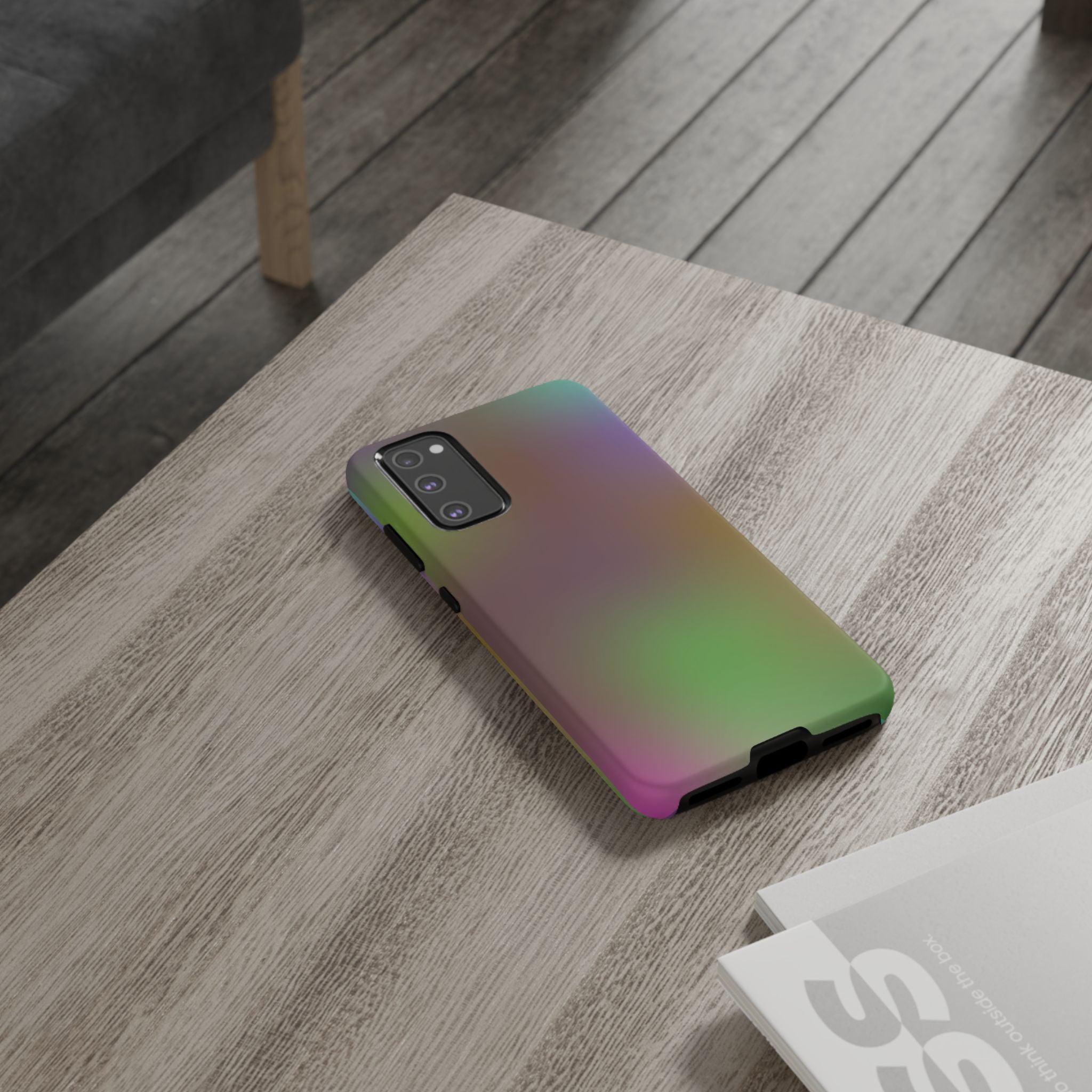 Colorful Gradient Phone Case, Tough Cases for Protection, Stylish Mobile Cover, Unique Gift, Modern Tech Accessory