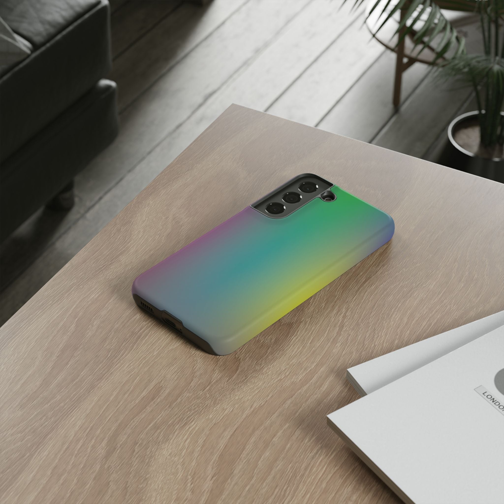 Gradient Phone Case, Tough Cases, Stylish Phone Protector, Unique Phone Cover, Gift for Tech Lovers, Colorful Phone Accessory