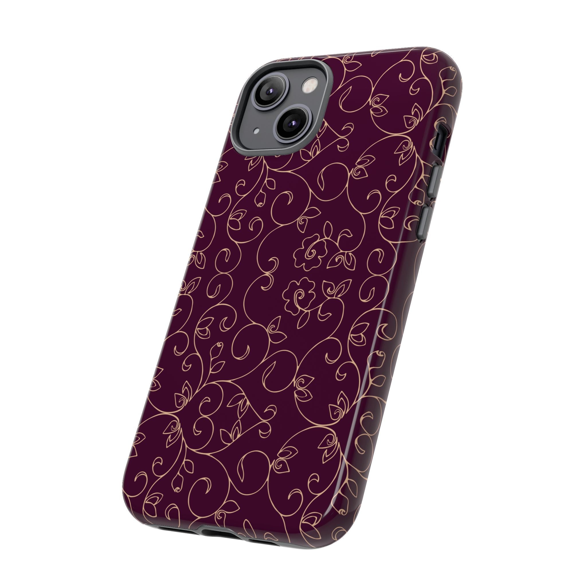 Elegant Floral Phone Case | Durable Mobile Cover, Gift for Her, Floral Design, Stylish Accessory, Phone Protection
