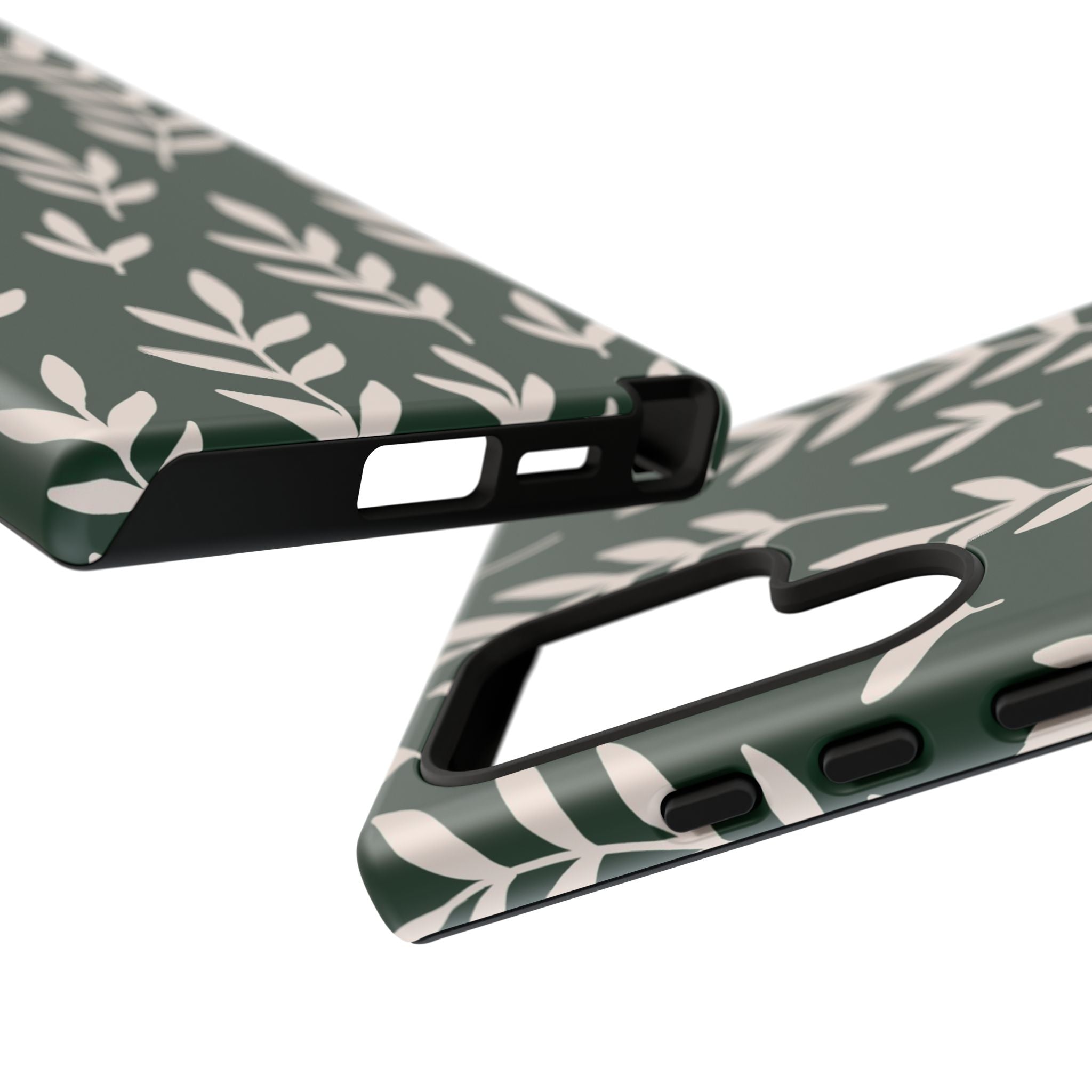 Leafy Phone Case, Tough Cases for Nature Lovers, Green Leaf Design, Eco-Friendly, Stylish Mobile Cover, Gift for Her