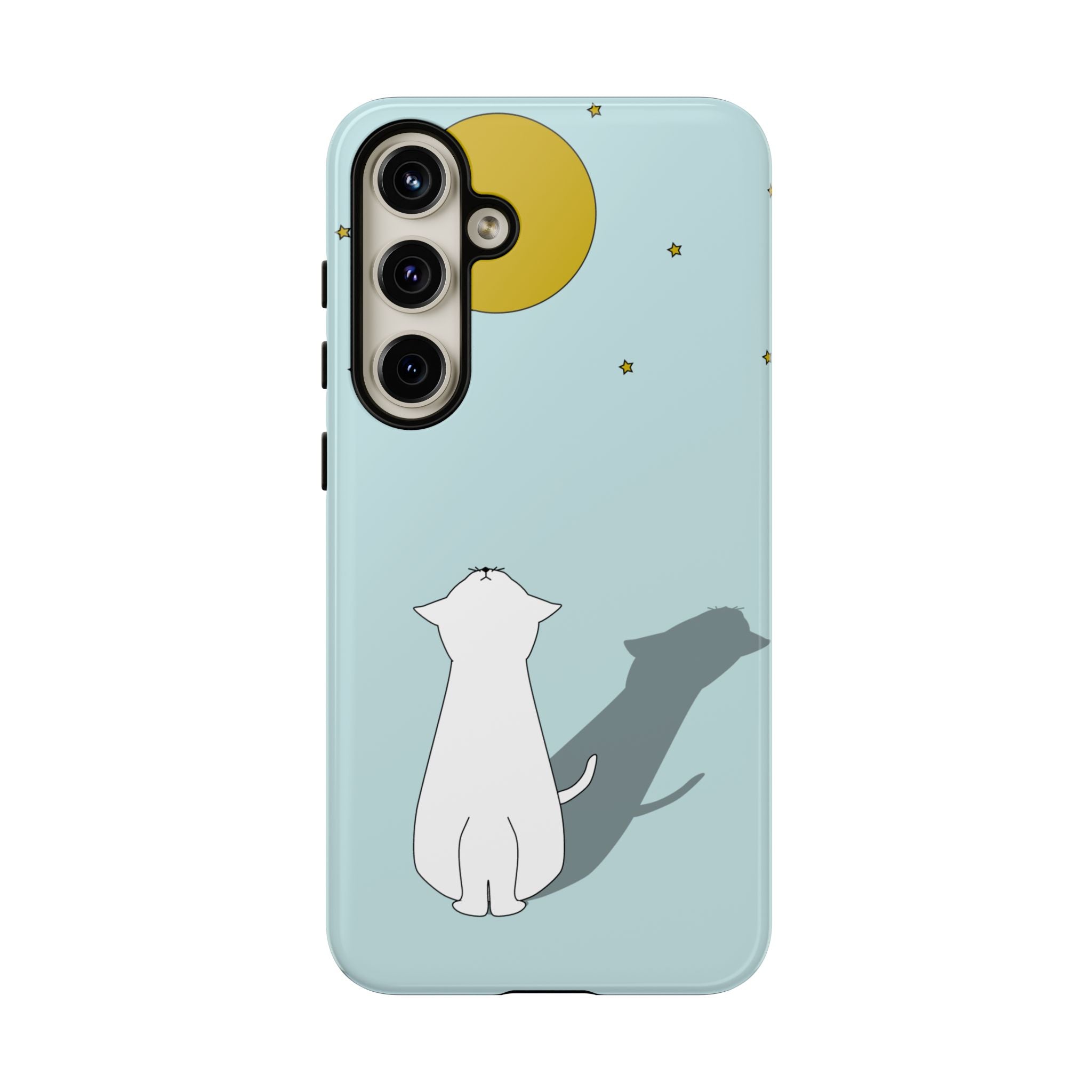 Cute Cat Phone Case, Tough Phone Cover, Pet Lover Gift, Unique Case, Animal Decor, Birthday Gift