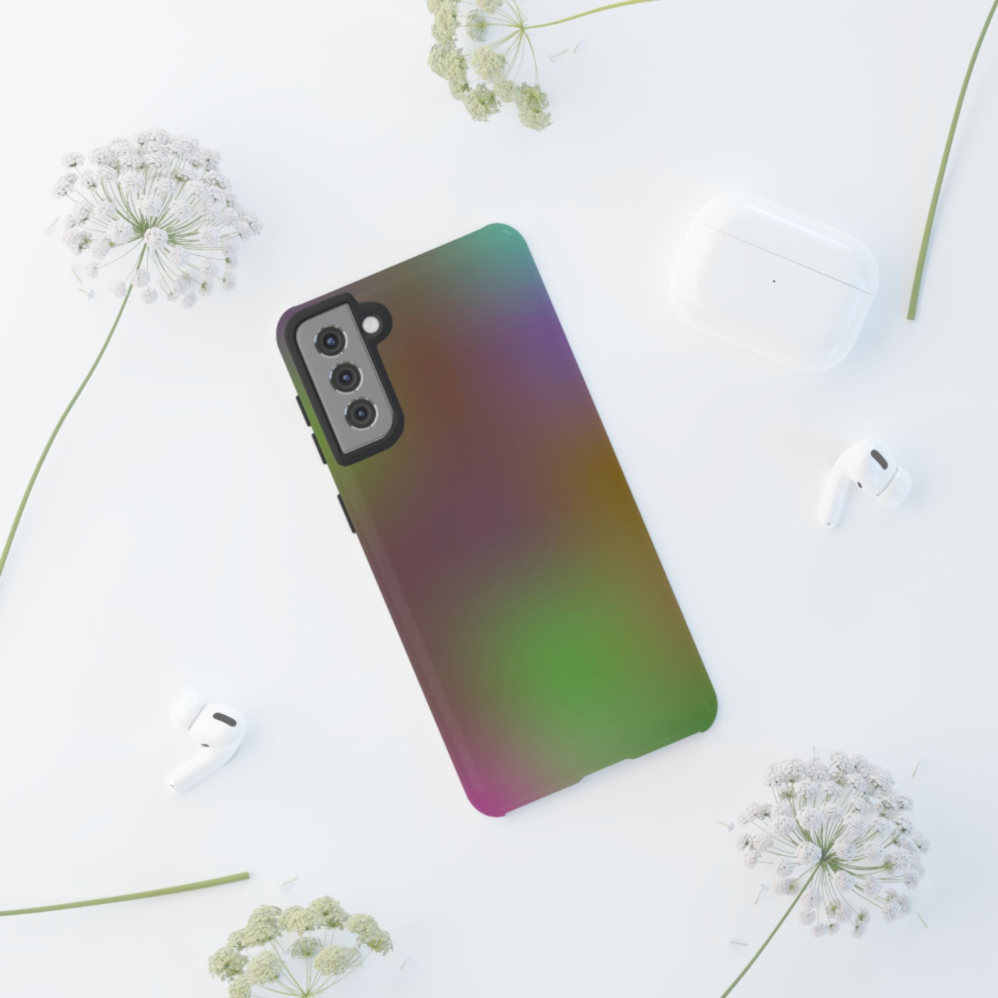 Colorful Gradient Phone Case, Tough Cases for Protection, Stylish Mobile Cover, Unique Gift, Modern Tech Accessory