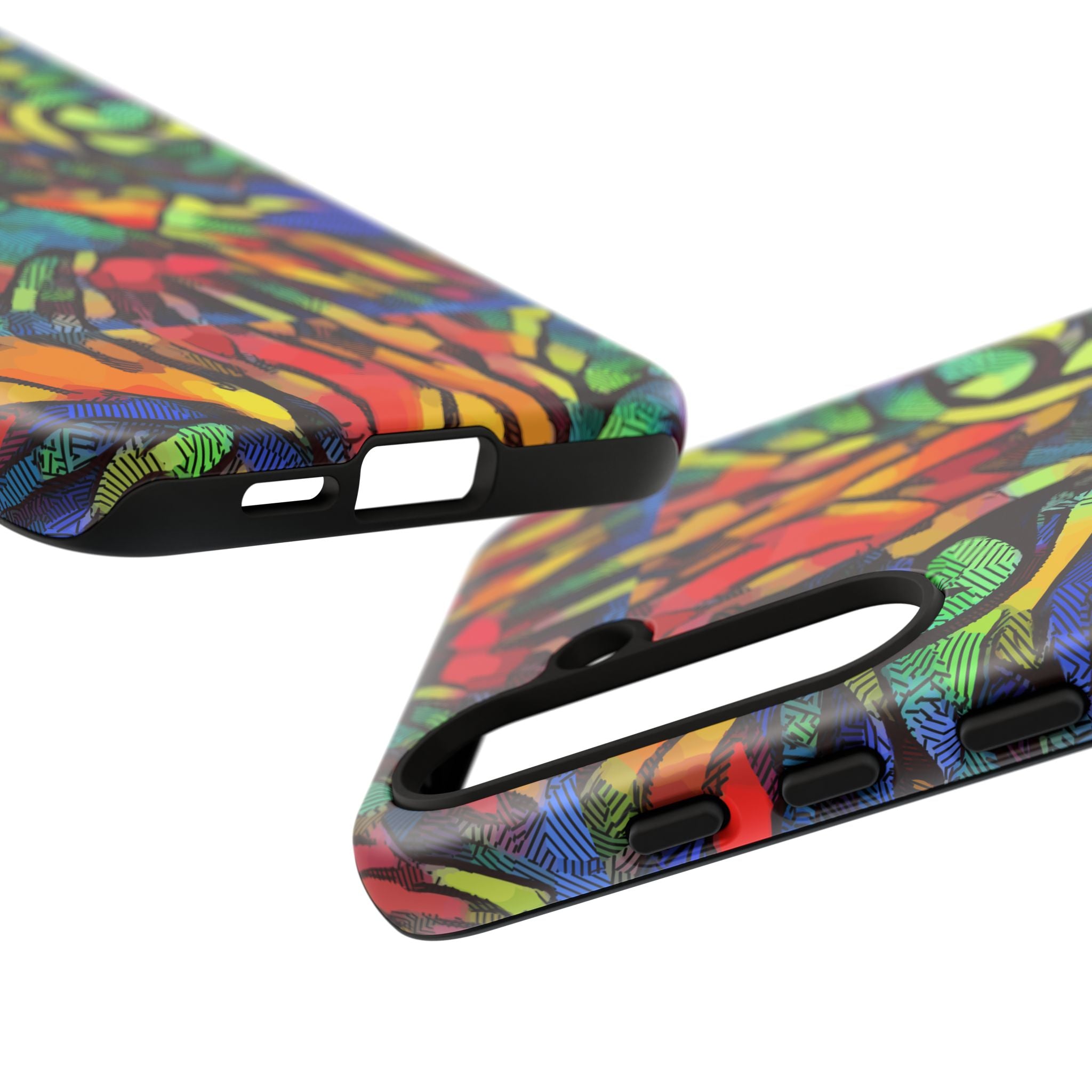 Colorful Phone Cases for Vibrant Style - Tough Cases, Unique Gifts, Animal Print, Artistic Design, Phone Accessories, Eco-Friendly