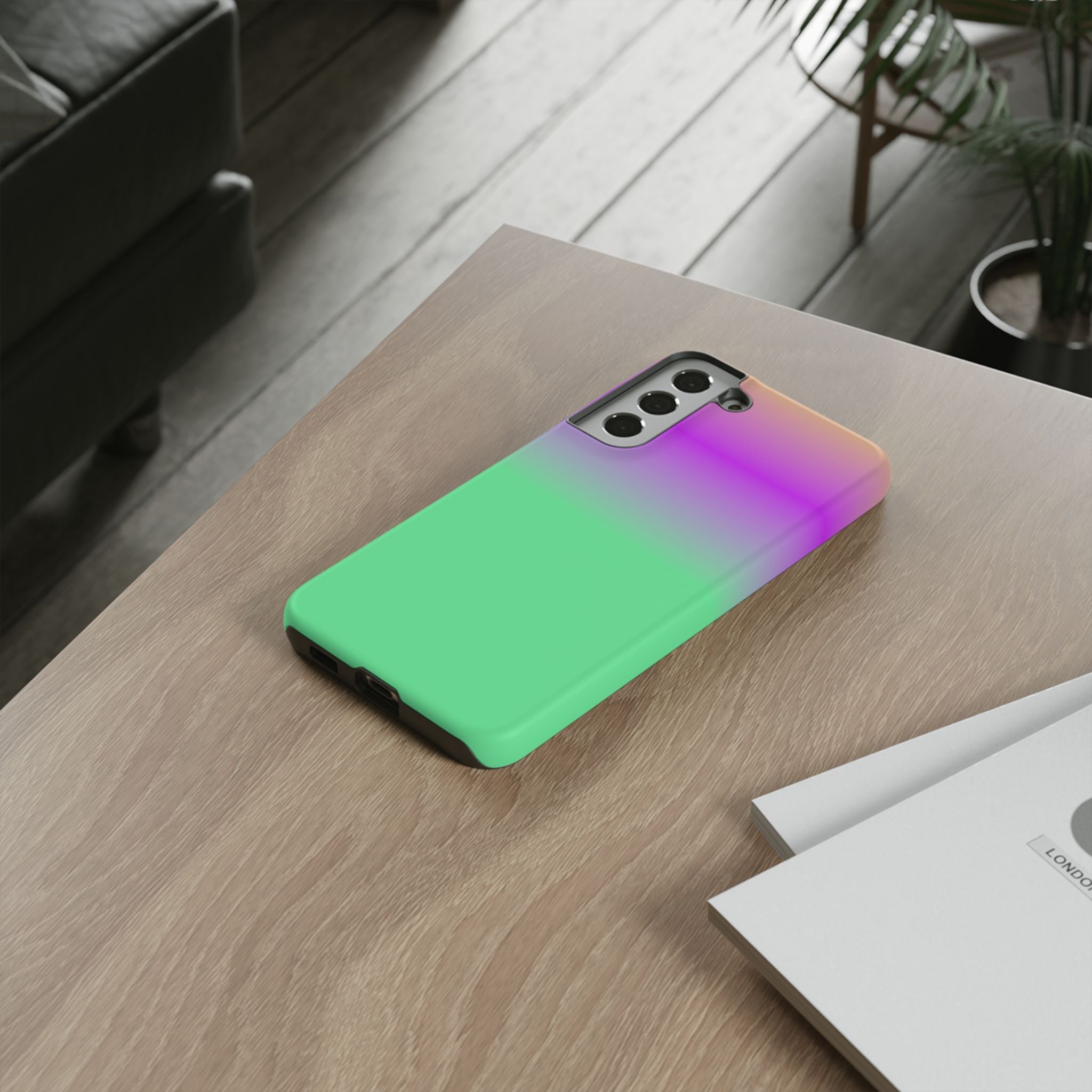 Vibrant Phone Case, Stylish Tech Accessory, Fun Gift Idea, Unique Mobile Cover, Trendy Gradient Design