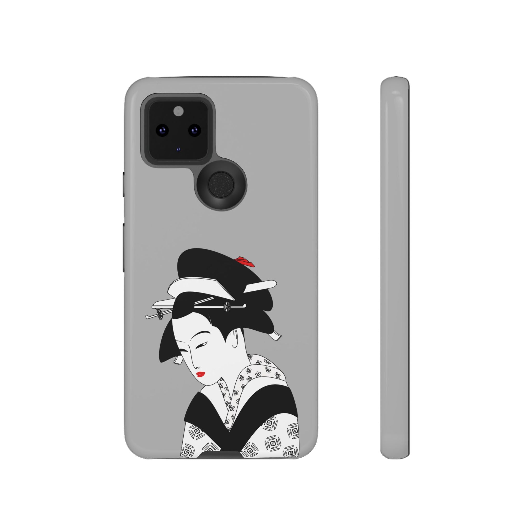 Stylish Phone Case with Japanese Geisha Design, Tough Phone Case, Cute Phone Cover, Japanese Art, Ethnic Style