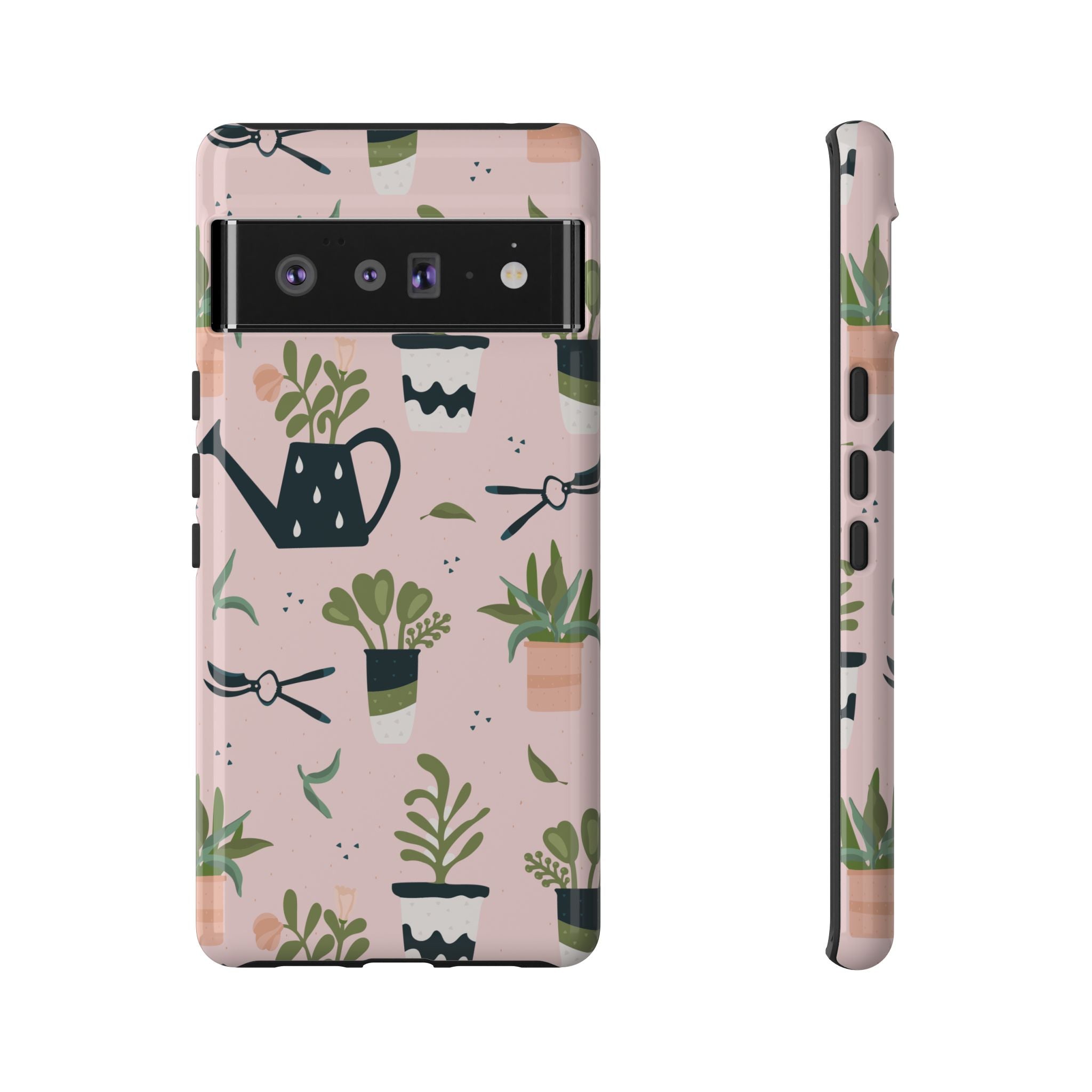 Floral Phone Case, Cute Plant Lover Case, Gift for Gardeners, Phone Cover, Green Thumb Accessories, Mother's Day Gift