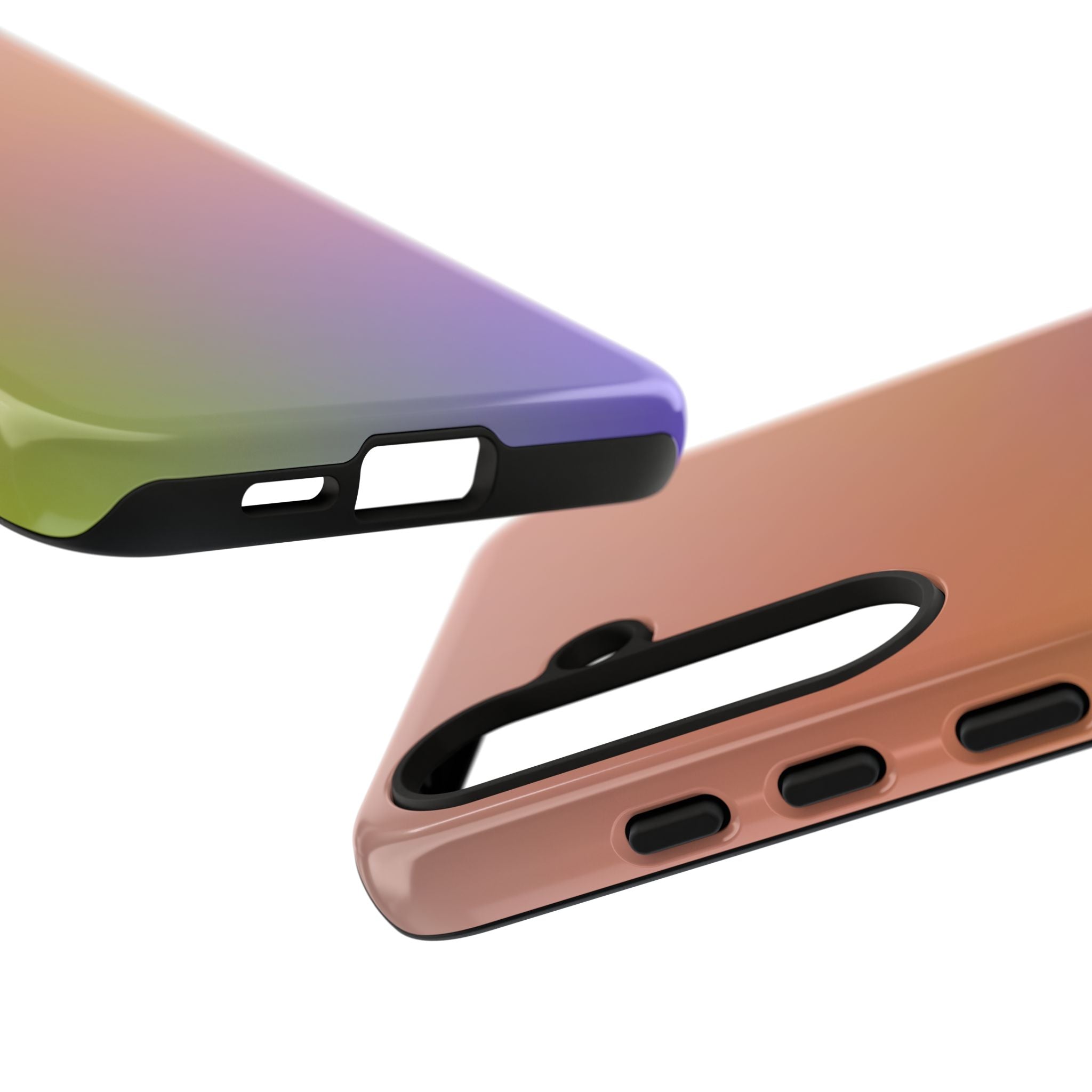 Colorful Gradient Phone Case, Tough Cases for iPhone, Customizable Phone Cover, Trendy Tech Accessory, Gift for Tech Lovers