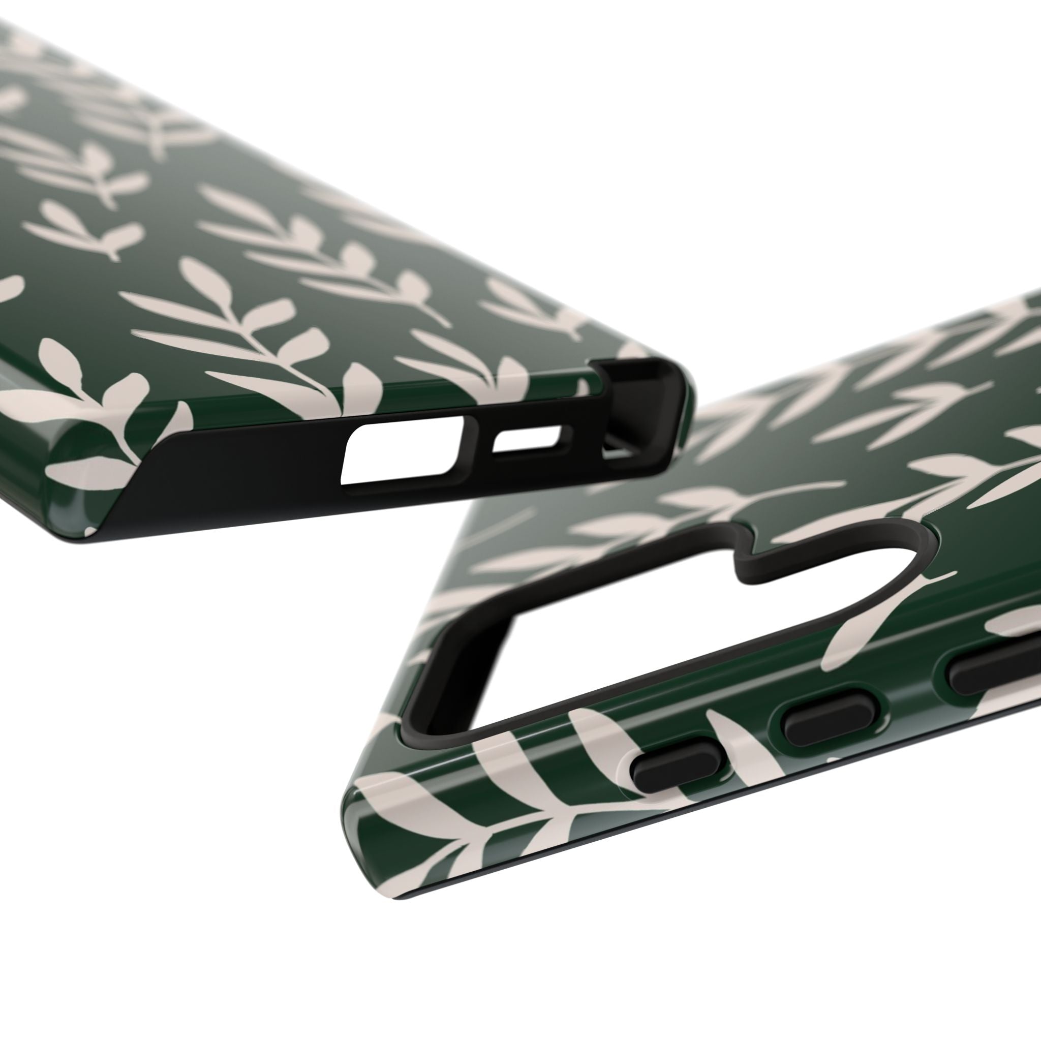 Leafy Phone Case, Tough Cases for Nature Lovers, Green Leaf Design, Eco-Friendly, Stylish Mobile Cover, Gift for Her