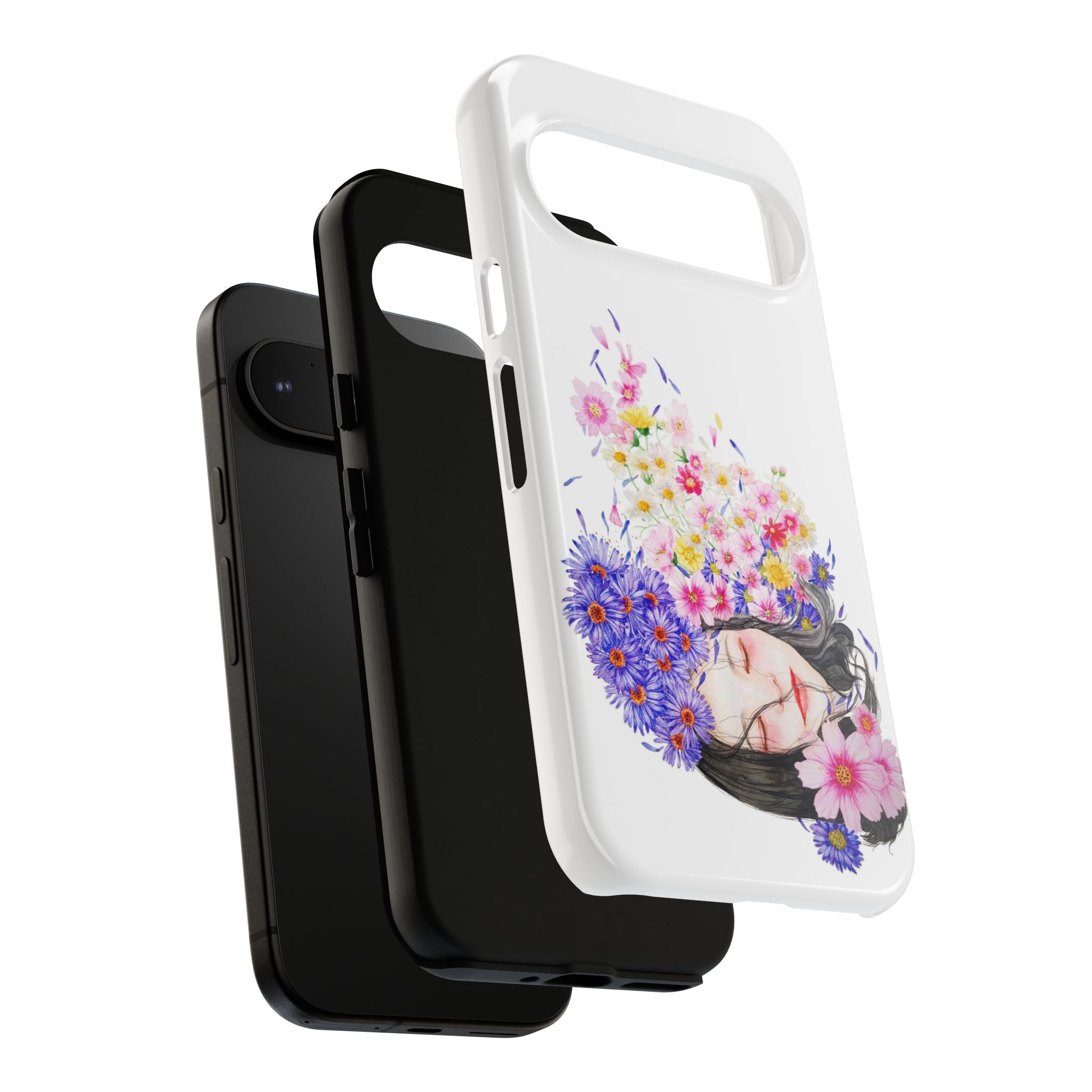 Floral Phone Case | Tough Cases | Cute Floral Design, Gift for Her, Spring Accessory, Mother's Day Gift, Stylish Protection