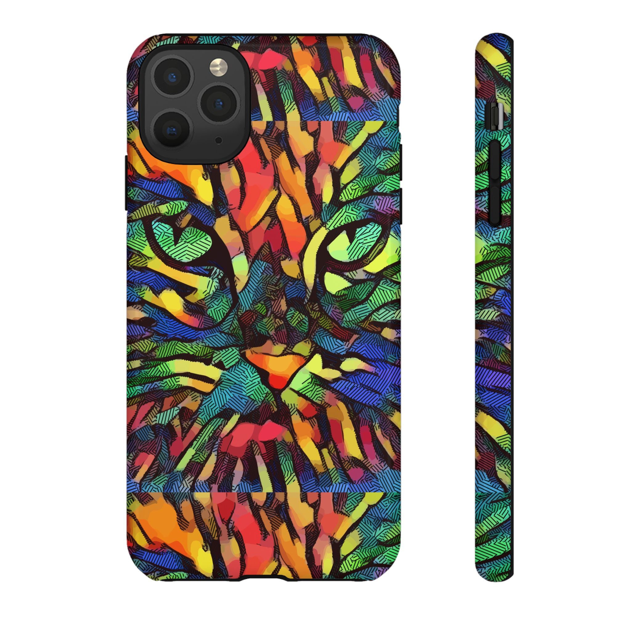 Colorful Phone Cases for Vibrant Style - Tough Cases, Unique Gifts, Animal Print, Artistic Design, Phone Accessories, Eco-Friendly