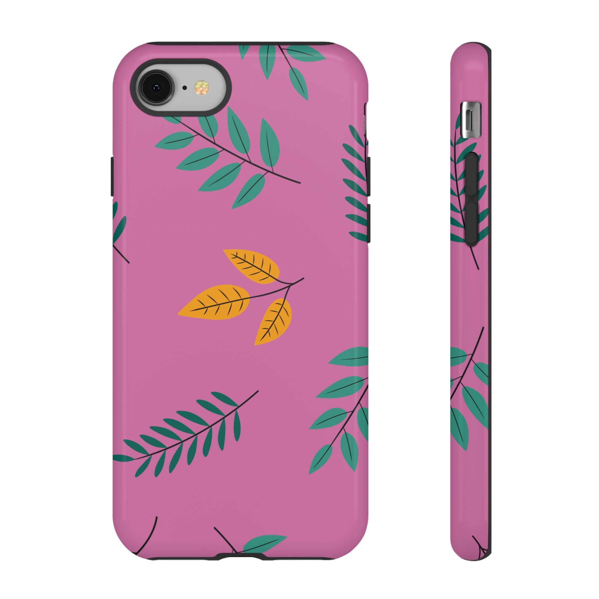 Feminine Floral Phone Case, Tough Cases for iPhone, Nature-Themed Tech Accessory, Cute Gift for Her, Botanical Design, Spring Decor