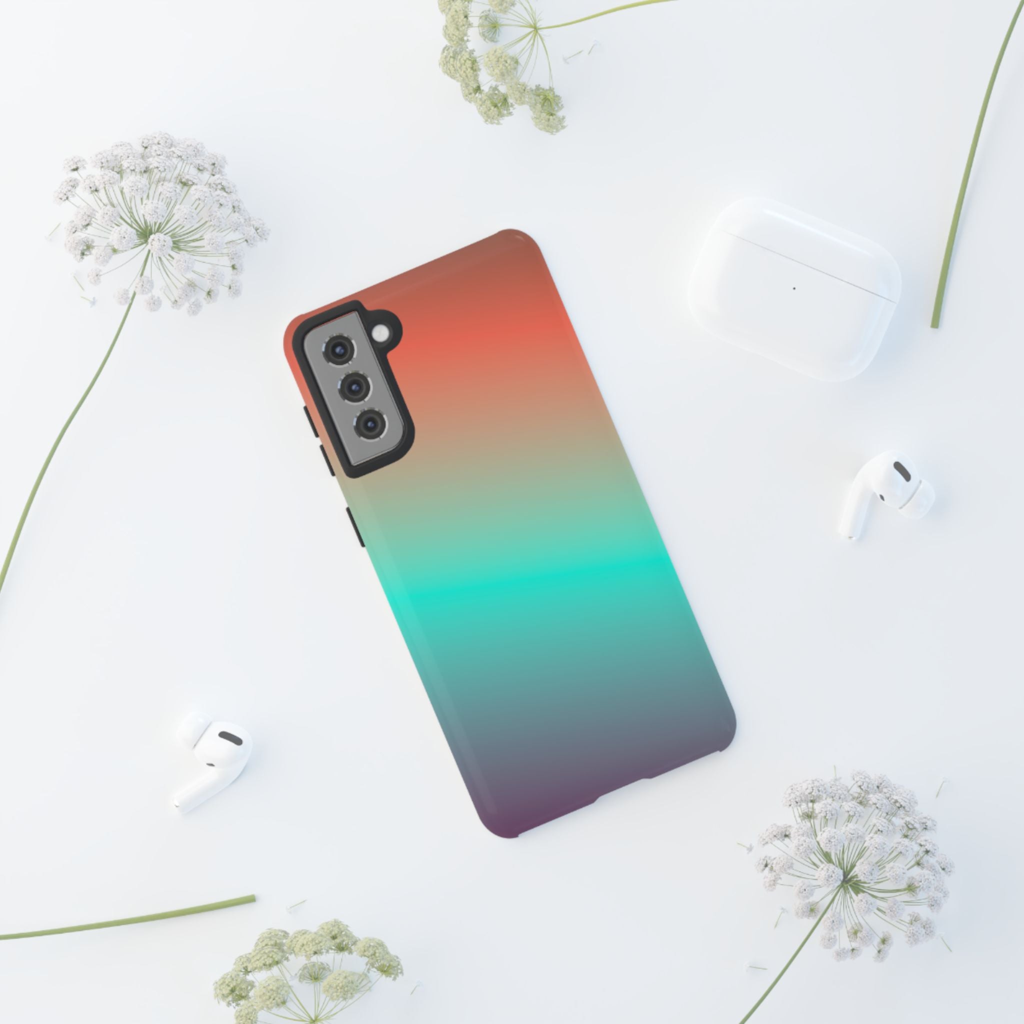 Gradient Phone Case, Tough Cases for Protection, Stylish iPhone Cover, Trendy Mobile Accessory, Perfect Gift for Tech Lovers