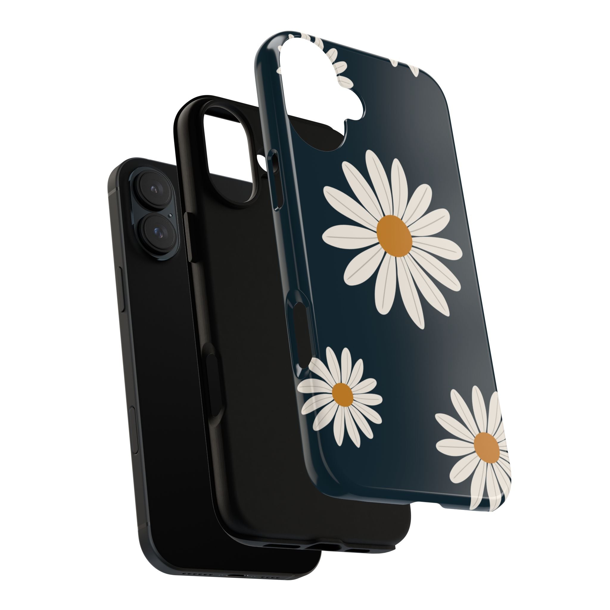 Daisy Phone Case, Floral Phone Cover, Tough Phone Case, Gift for Flower Lovers, Smartphone Accessory, Spring Design