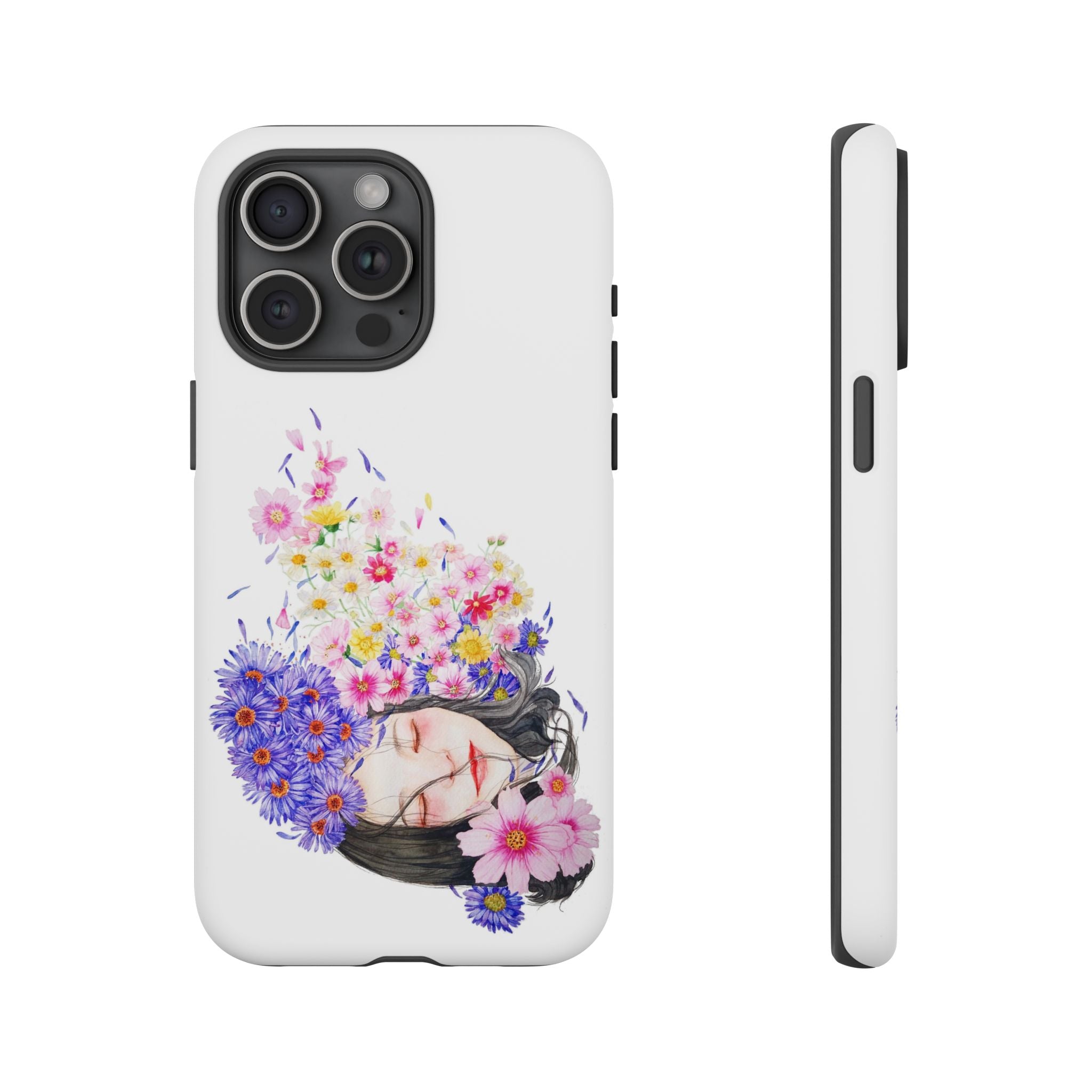 Floral Phone Case | Tough Cases | Cute Floral Design, Gift for Her, Spring Accessory, Mother's Day Gift, Stylish Protection