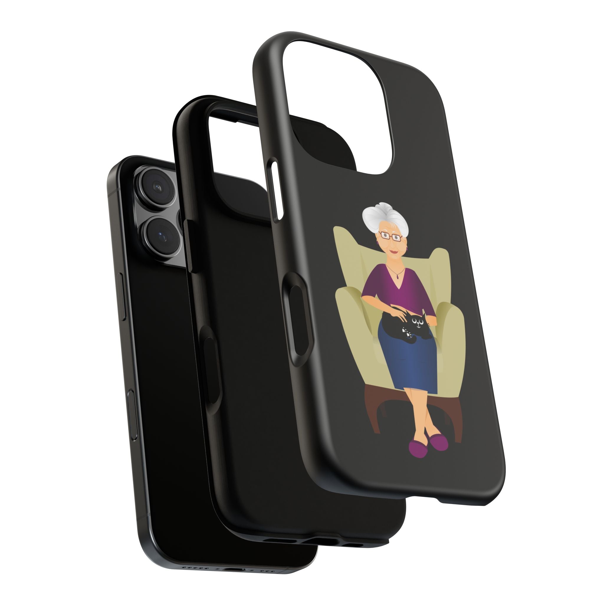 Grandma Phone Case, Tough Phone Cover for Grandparents, Durable Case for Seniors, Unique Gift for Grandmother, Personalized Tech Accessory