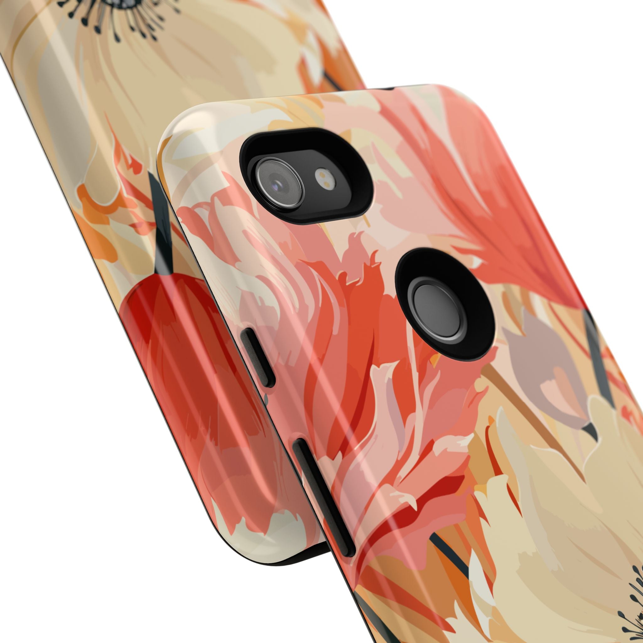 Floral Phone Case, Tough Protective Cover for Floral Lovers, Perfect Gift for Friends, Spring Celebration, Art Lovers Gift
