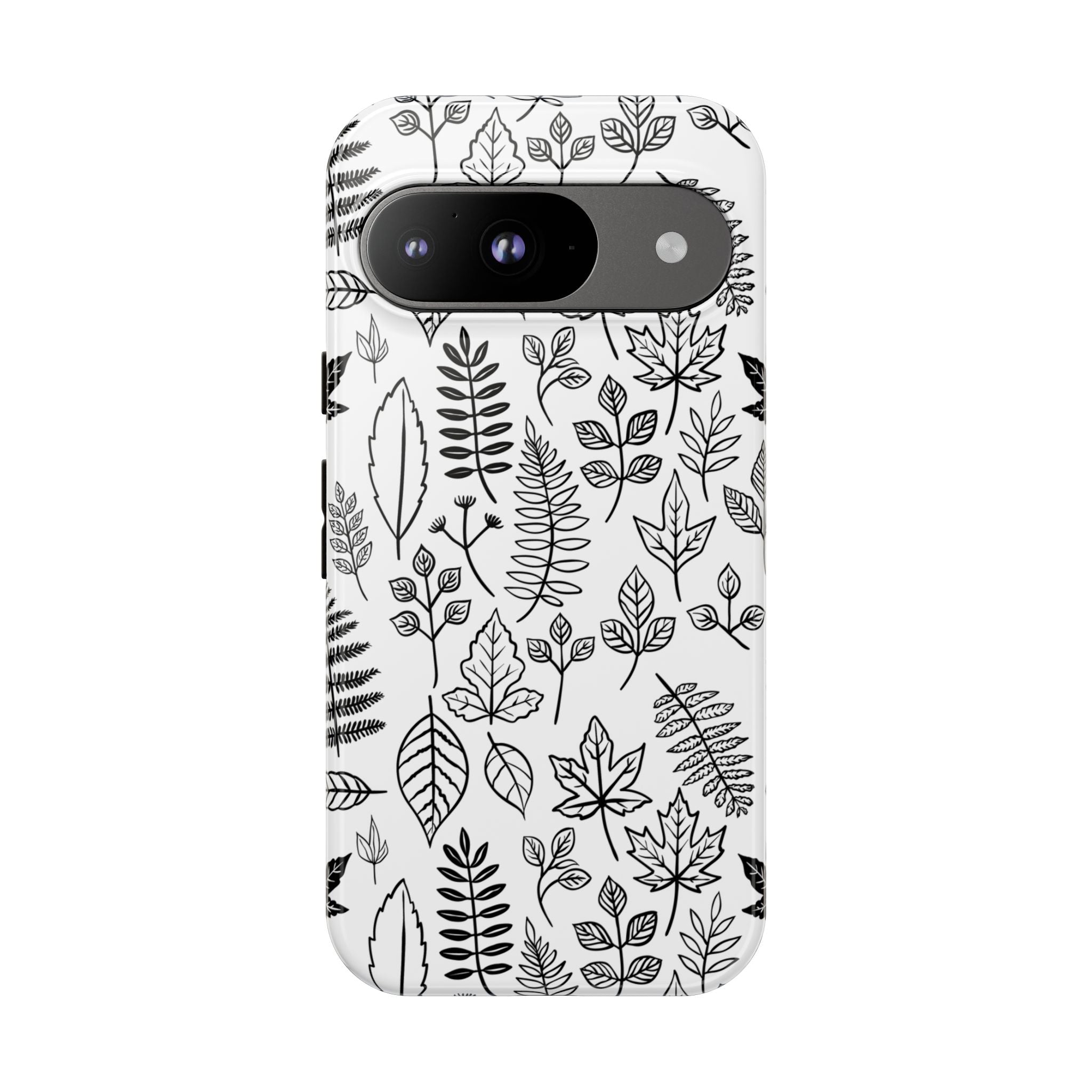 Stylish Phone Case for Nature Lovers, Botanical Design, Gift for Her, Fall Accessories, Customizable Tech Gear