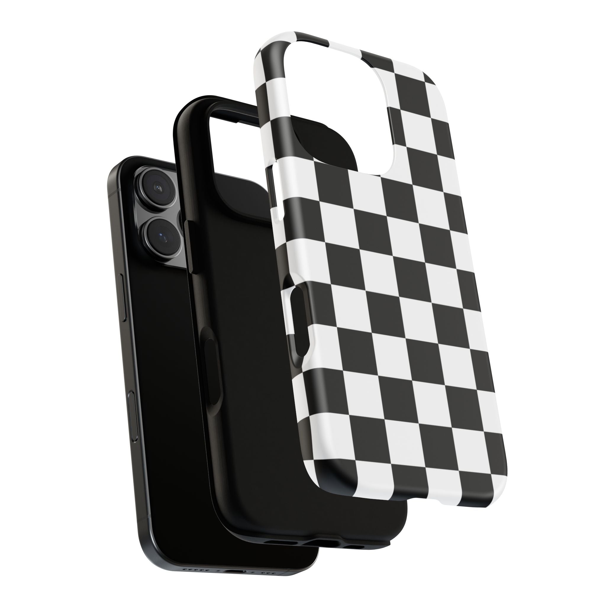 Stylish Checkered Phone Case | Trendy Protective Cover for iPhone, Gift for Teens, Fashion Accessory, Unique Design for All Occasions
