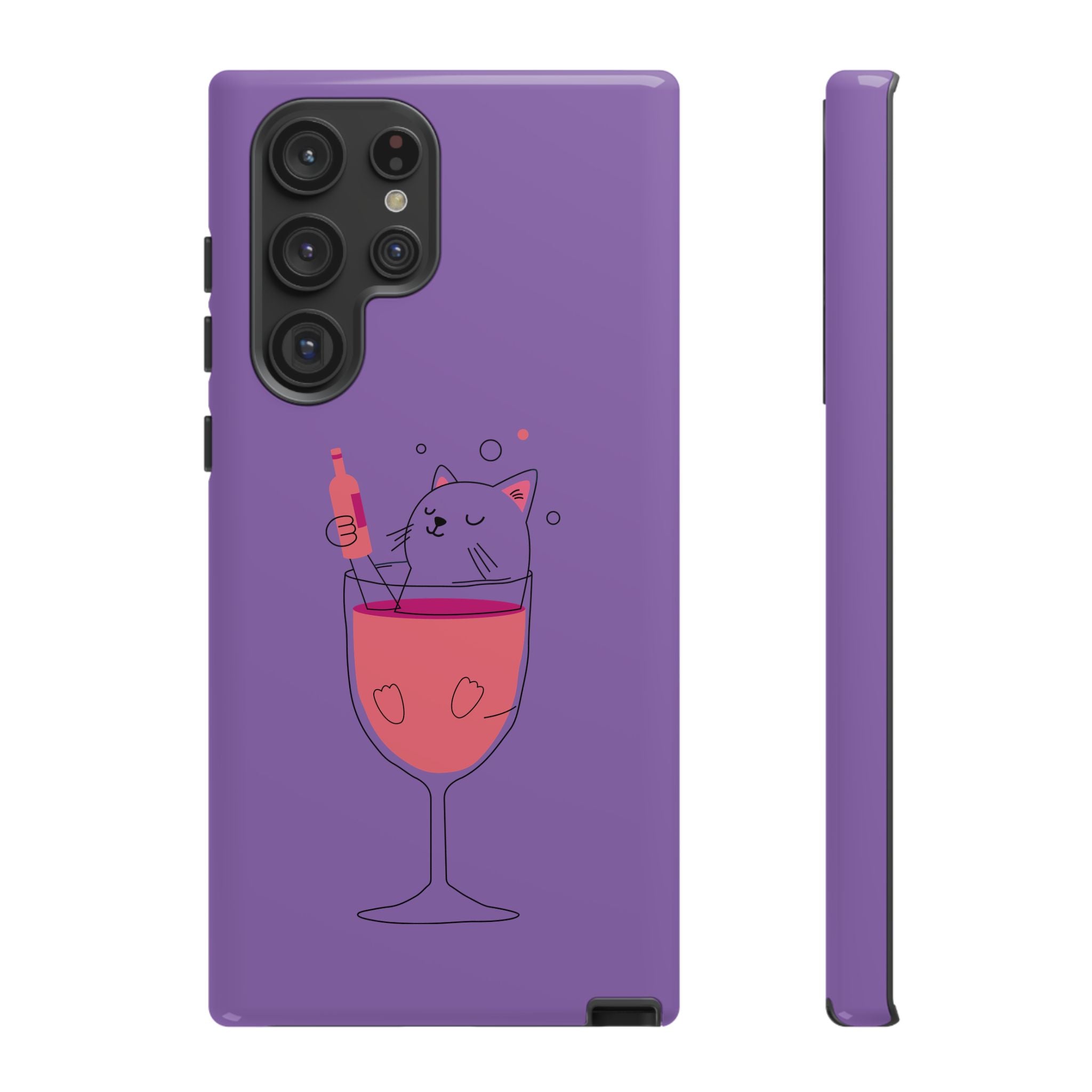 Cute Cat Phone Case, Fun Gift for Cat Lovers, Colorful Phone Cover, Pet Lover Accessory, Unique Cat Themed Case