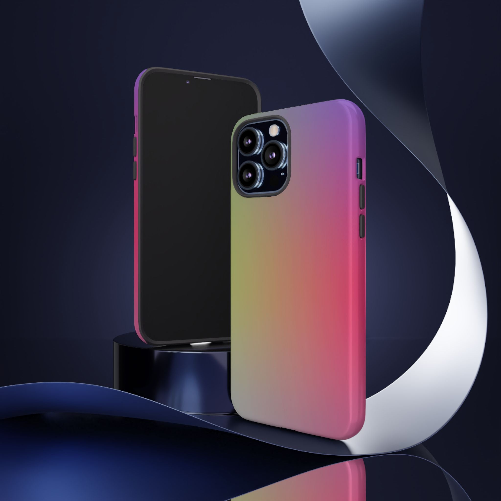 Gradient Phone Case, Tough Cases, Colorful Tech Accessory, Modern Phone Protection, Trendy Gift for Friends, Birthday, Holidays