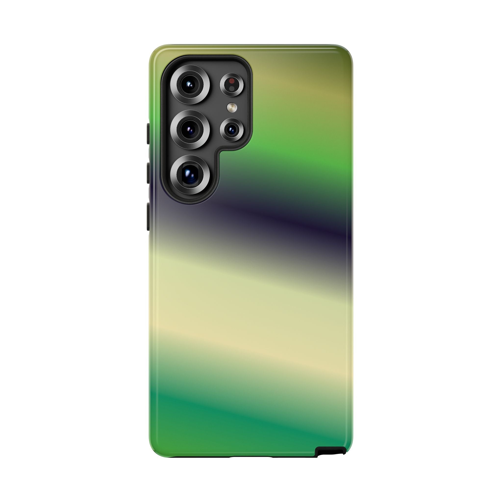 Gradient Phone Case - Tough Cases, Unique Cell Phone Cover, Stylish Tech Accessories, Green and Black Gradient, Perfect Gift