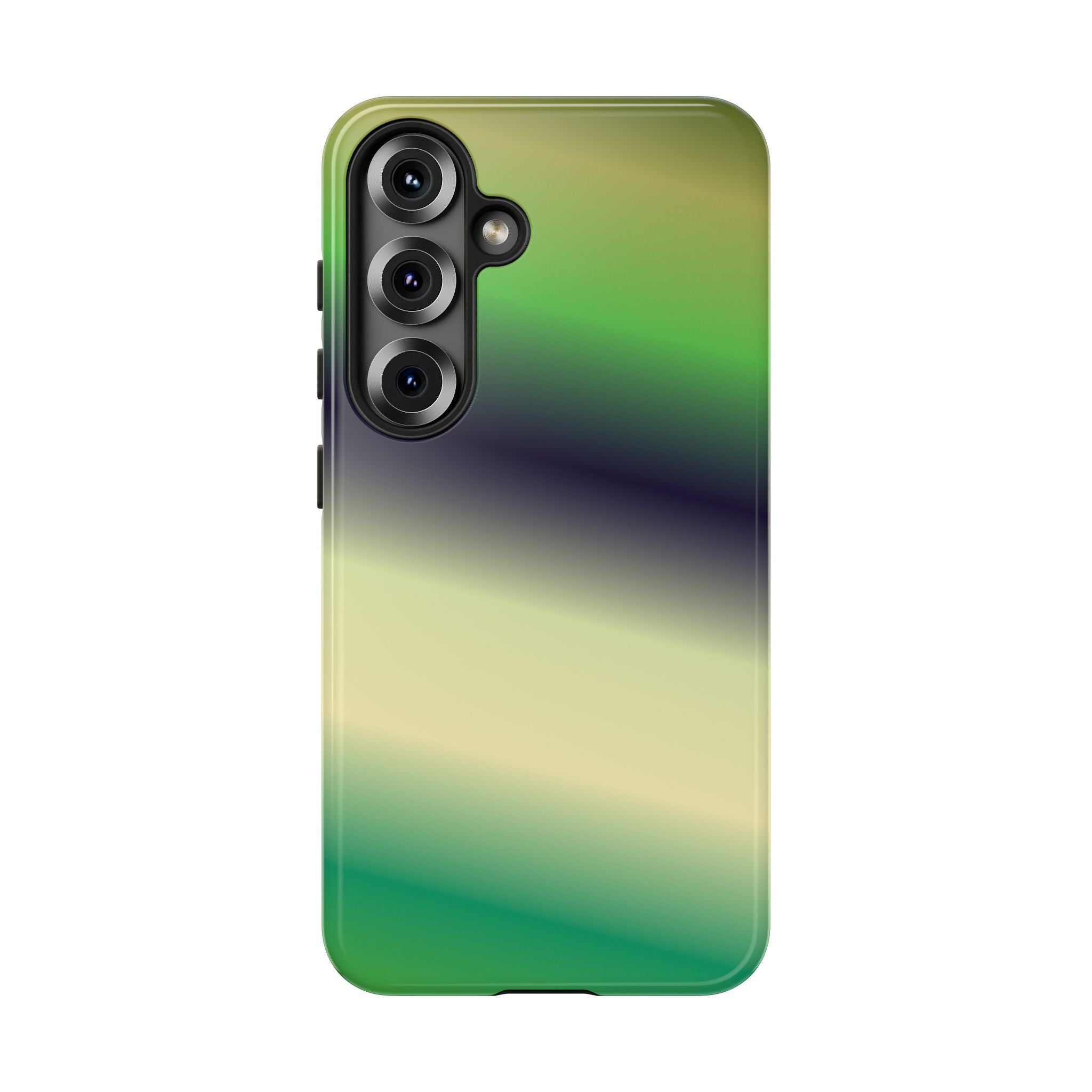 Gradient Phone Case - Tough Cases, Unique Cell Phone Cover, Stylish Tech Accessories, Green and Black Gradient, Perfect Gift