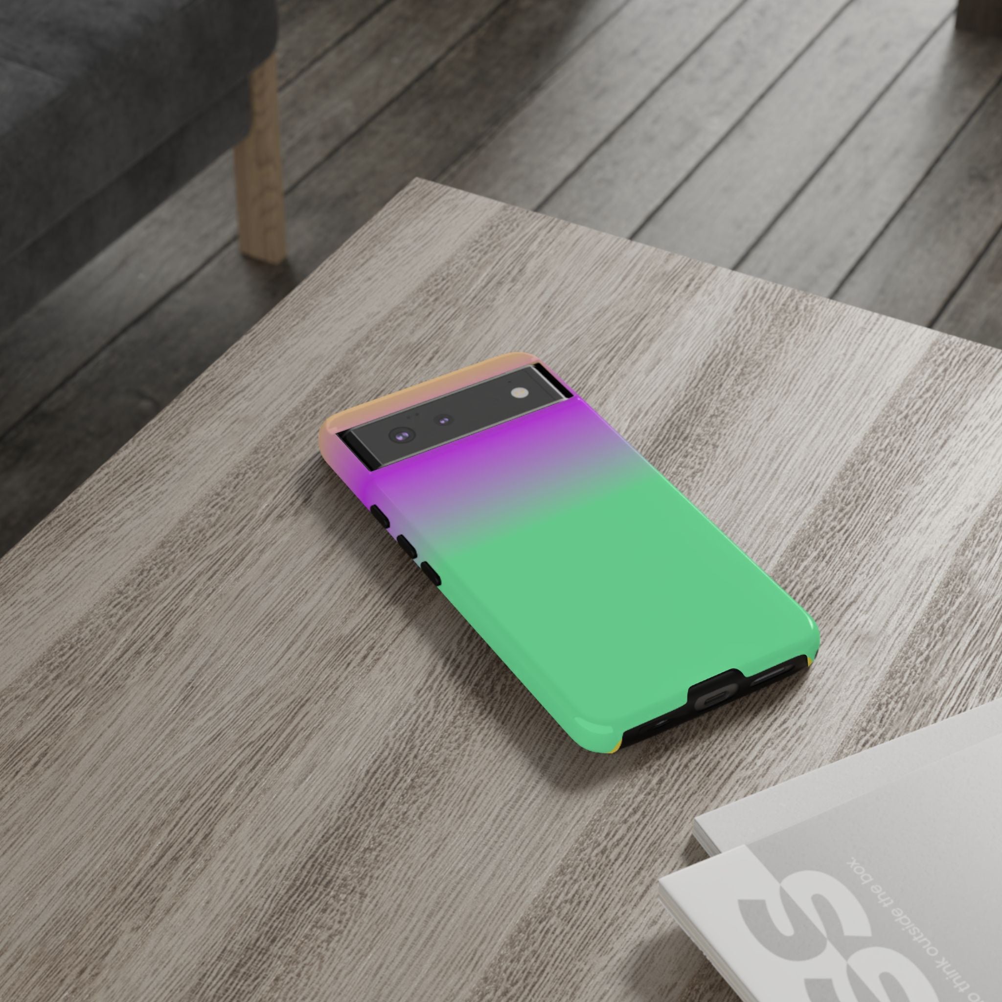 Vibrant Phone Case, Stylish Tech Accessory, Fun Gift Idea, Unique Mobile Cover, Trendy Gradient Design