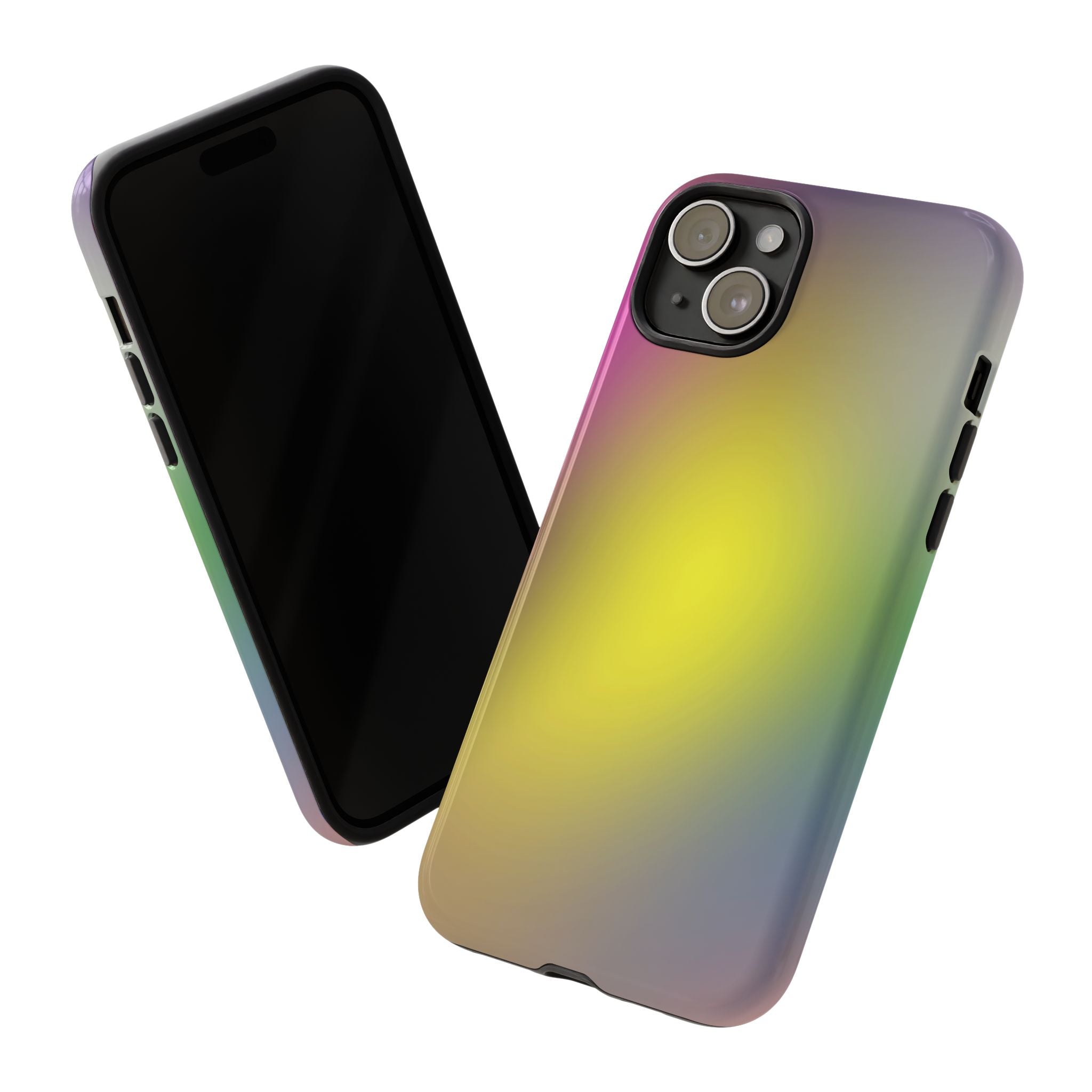 Colorful Tough Phone Case, Stylish Slim Cover, Durable Mobile Protection, Trendy Gift for Tech Lovers, Vibrant Phone Accessory
