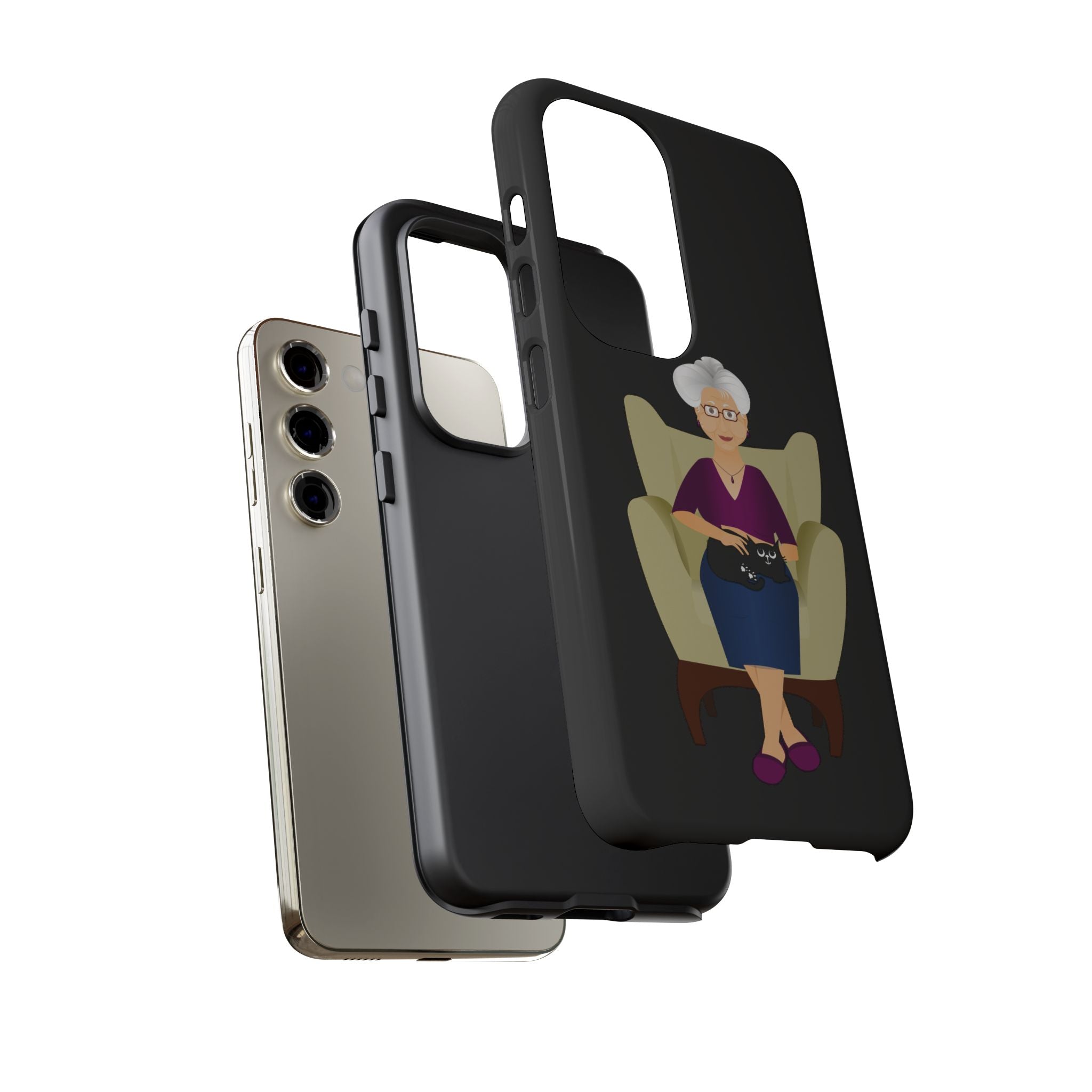 Grandma Phone Case, Tough Phone Cover for Grandparents, Durable Case for Seniors, Unique Gift for Grandmother, Personalized Tech Accessory