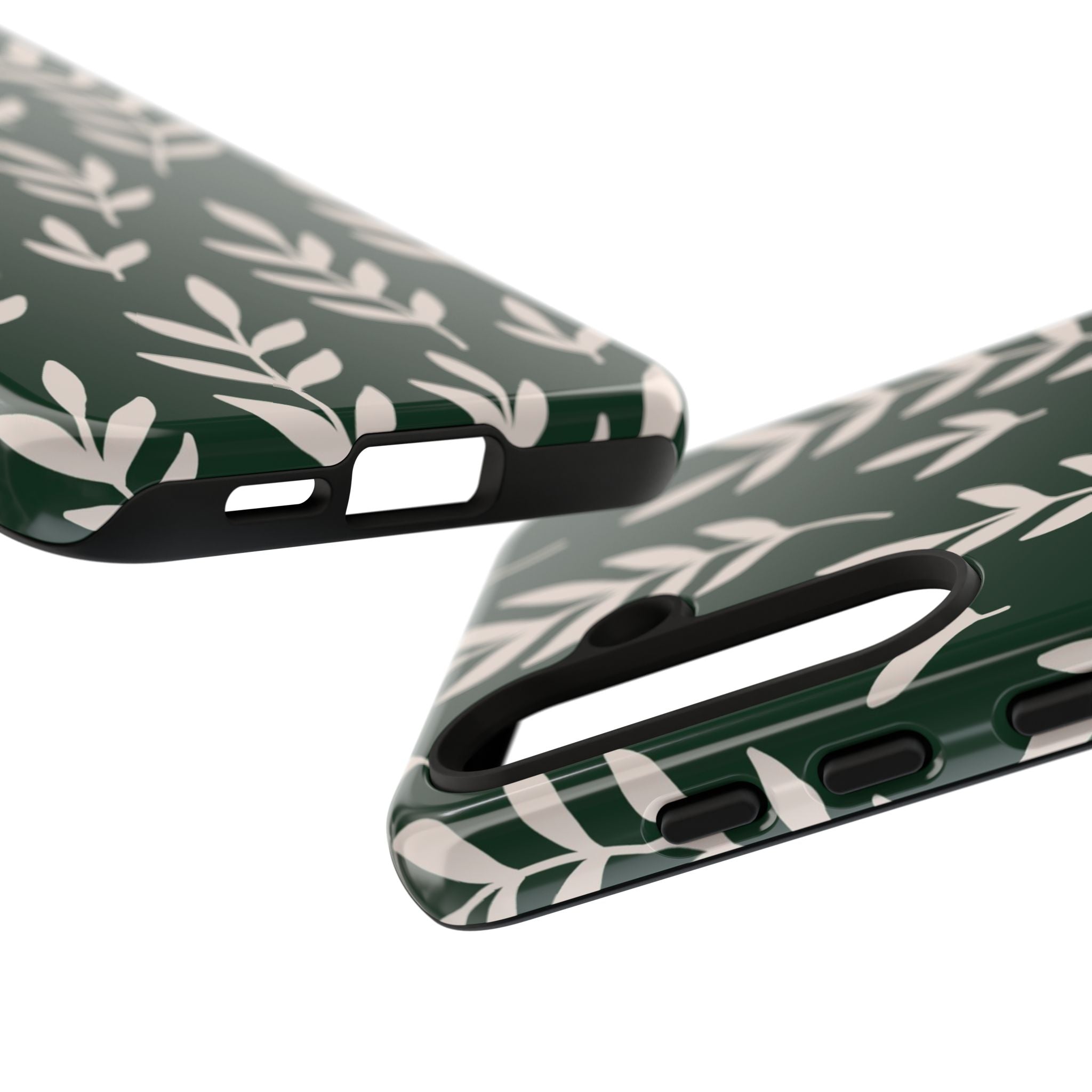 Leafy Phone Case, Tough Cases for Nature Lovers, Green Leaf Design, Eco-Friendly, Stylish Mobile Cover, Gift for Her