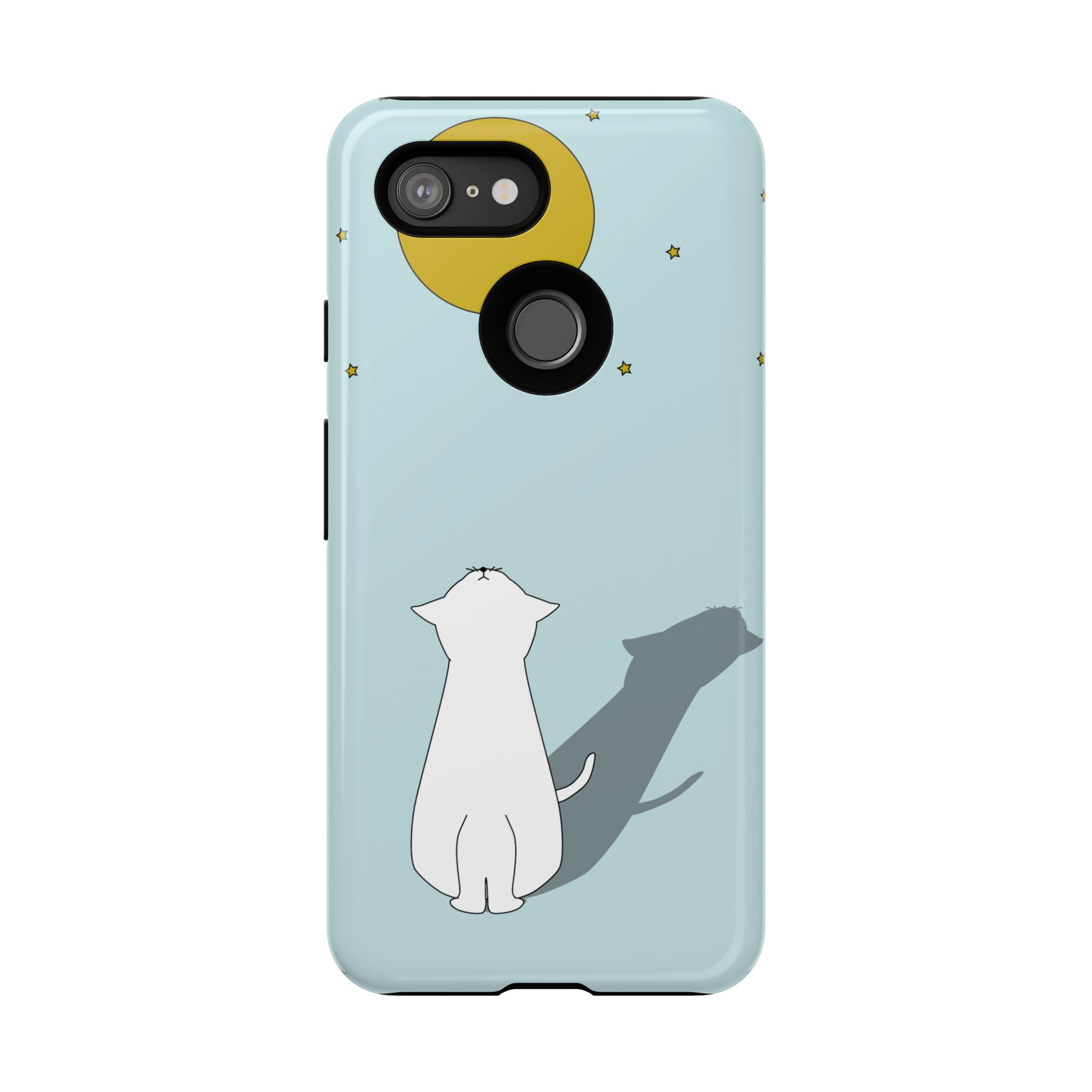 Cute Cat Phone Case, Tough Phone Cover, Pet Lover Gift, Unique Case, Animal Decor, Birthday Gift