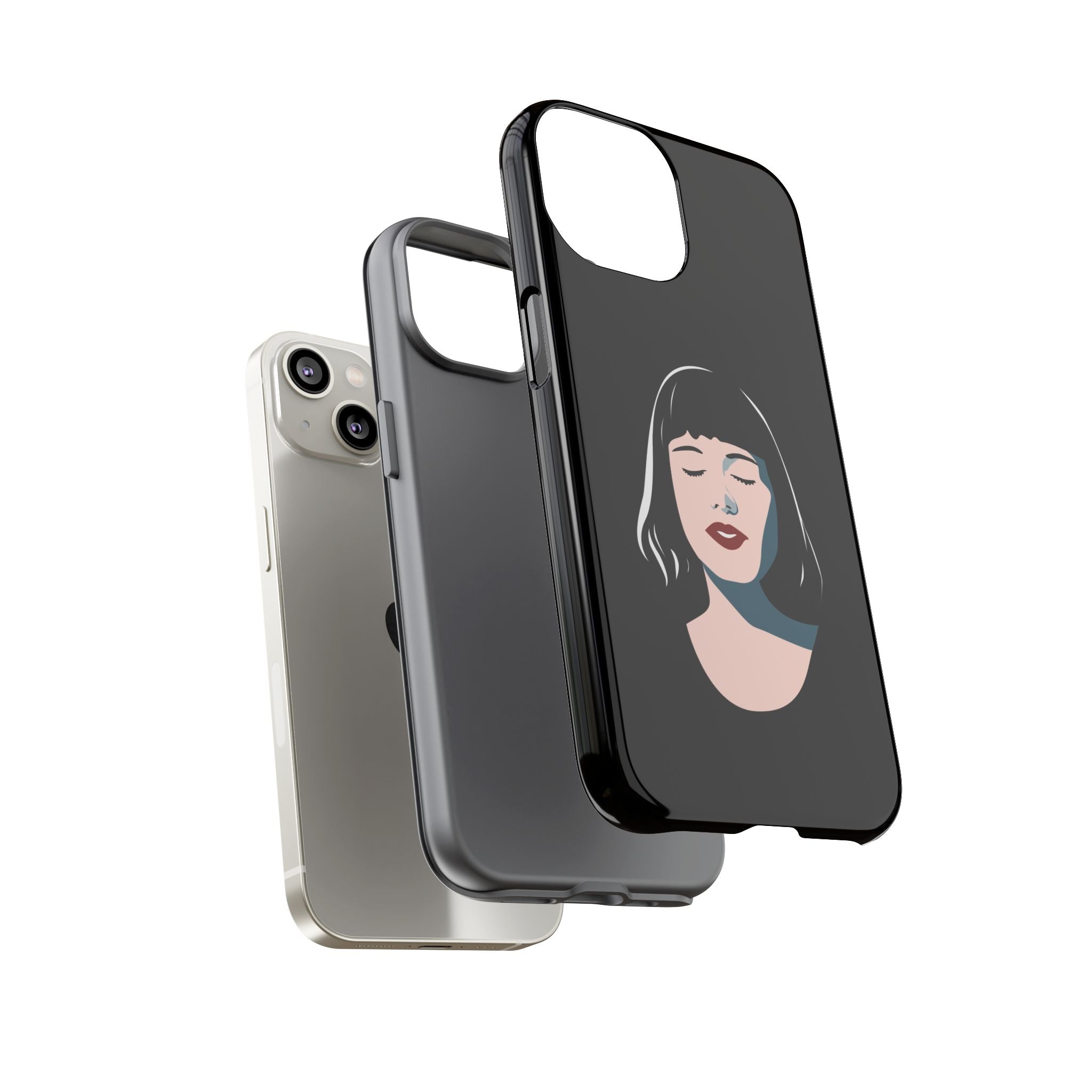 Aesthetic Phone Case, Art Deco iPhone Cover, Minimalist Cell Phone Protector, Gift for Her, Stylish Mobile Accessories