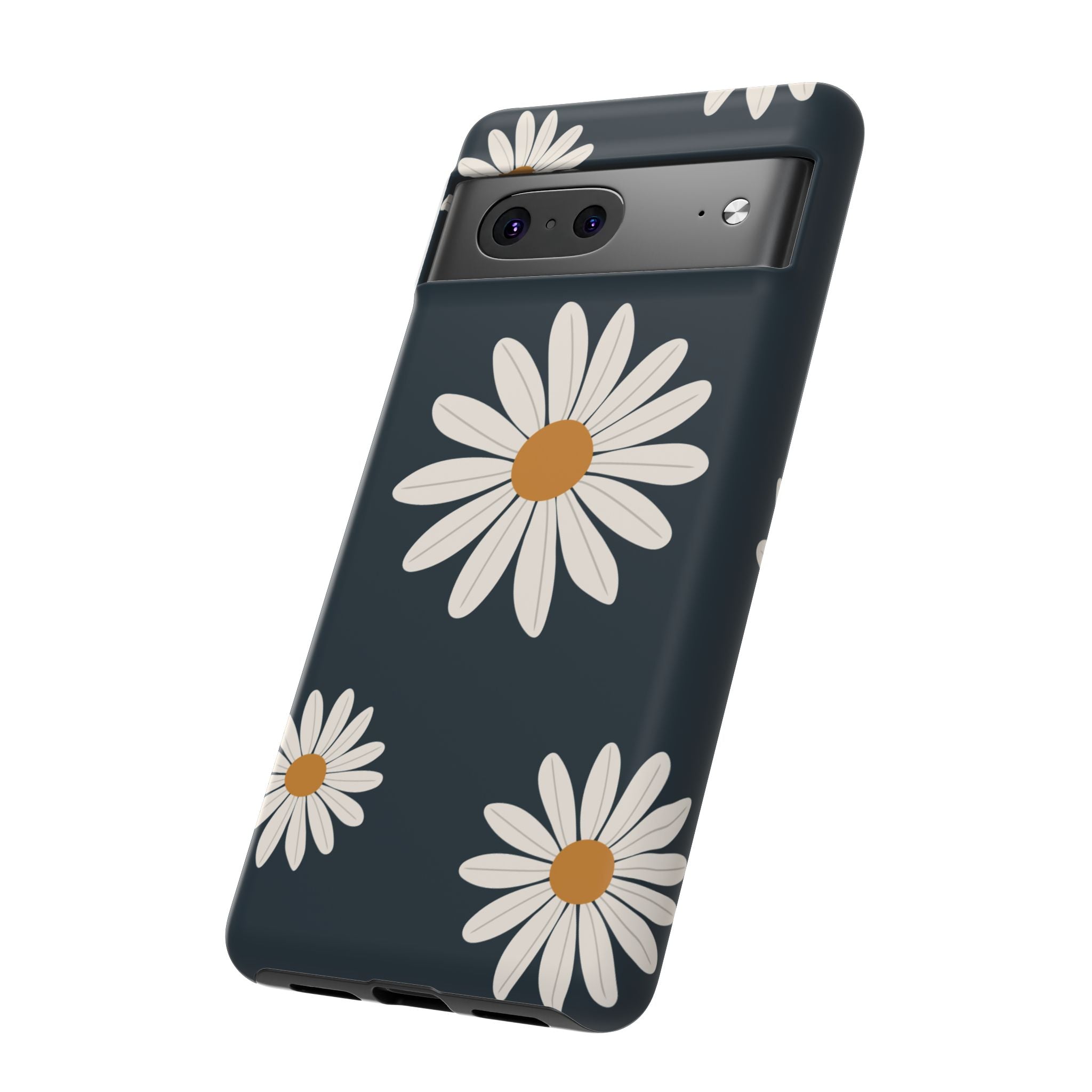 Daisy Phone Case, Floral Phone Cover, Tough Phone Case, Gift for Flower Lovers, Smartphone Accessory, Spring Design