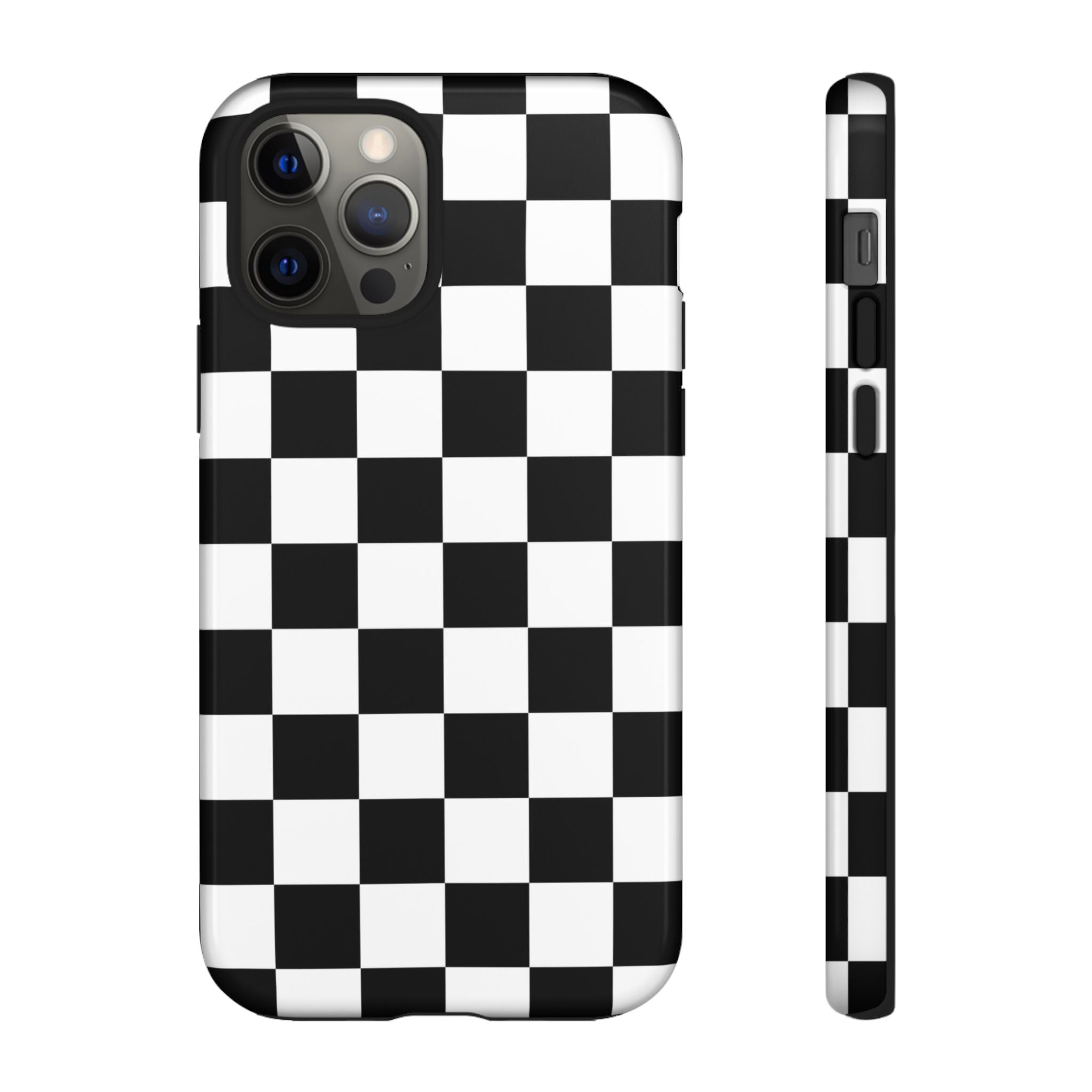 Stylish Checkered Phone Case | Trendy Protective Cover for iPhone, Gift for Teens, Fashion Accessory, Unique Design for All Occasions