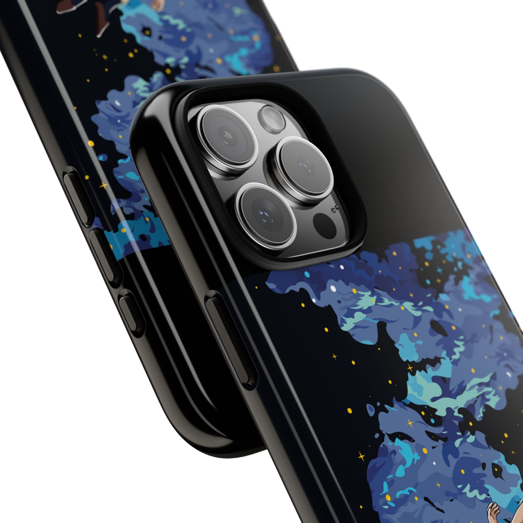 Tough Cases Phone Case - Artistic Galaxy Design, Cute Sleeve for Teens, Gift for Students, Unique Mobile Accessory, Trendy Tech Protection