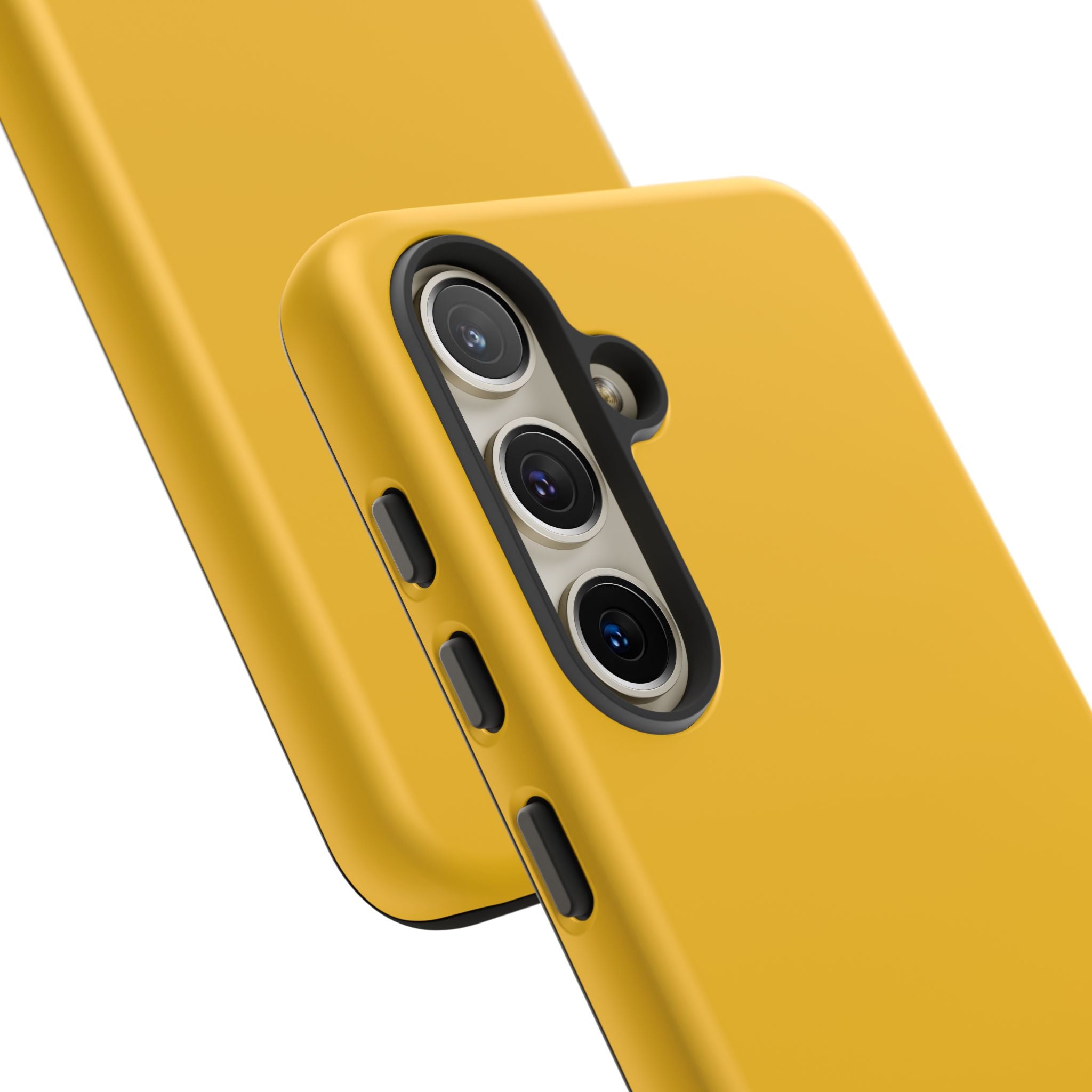 Motorcycle Phone Case, Tough Phone Cover, Gift for Bikers, Durable Tech Accessory, Yellow Motorcycle Design