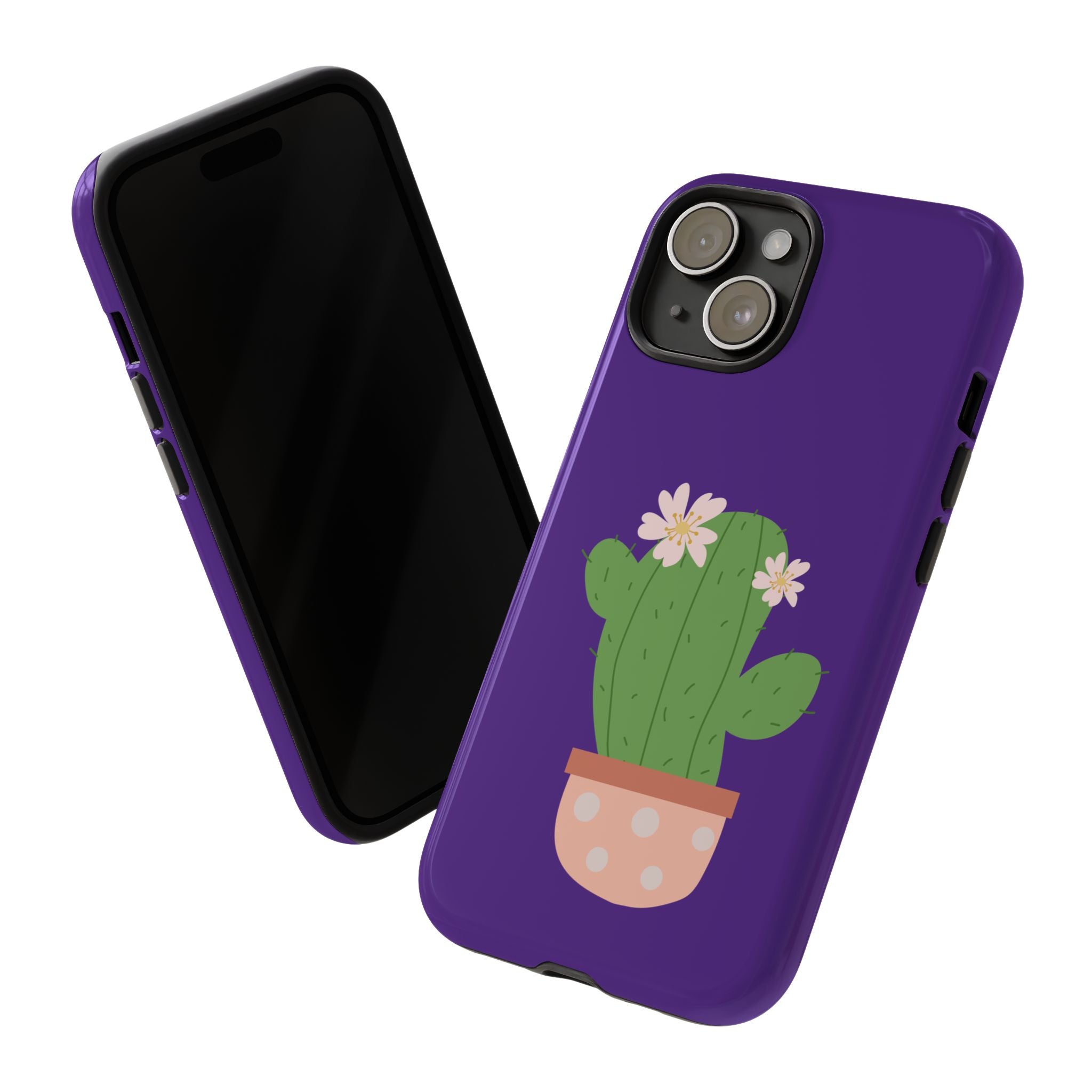 Cactus Phone Case, Tough Cases, Cute Floral, Trending Design, Unique Gift, Phone Accessories, Summer Vibe, Nature Lover