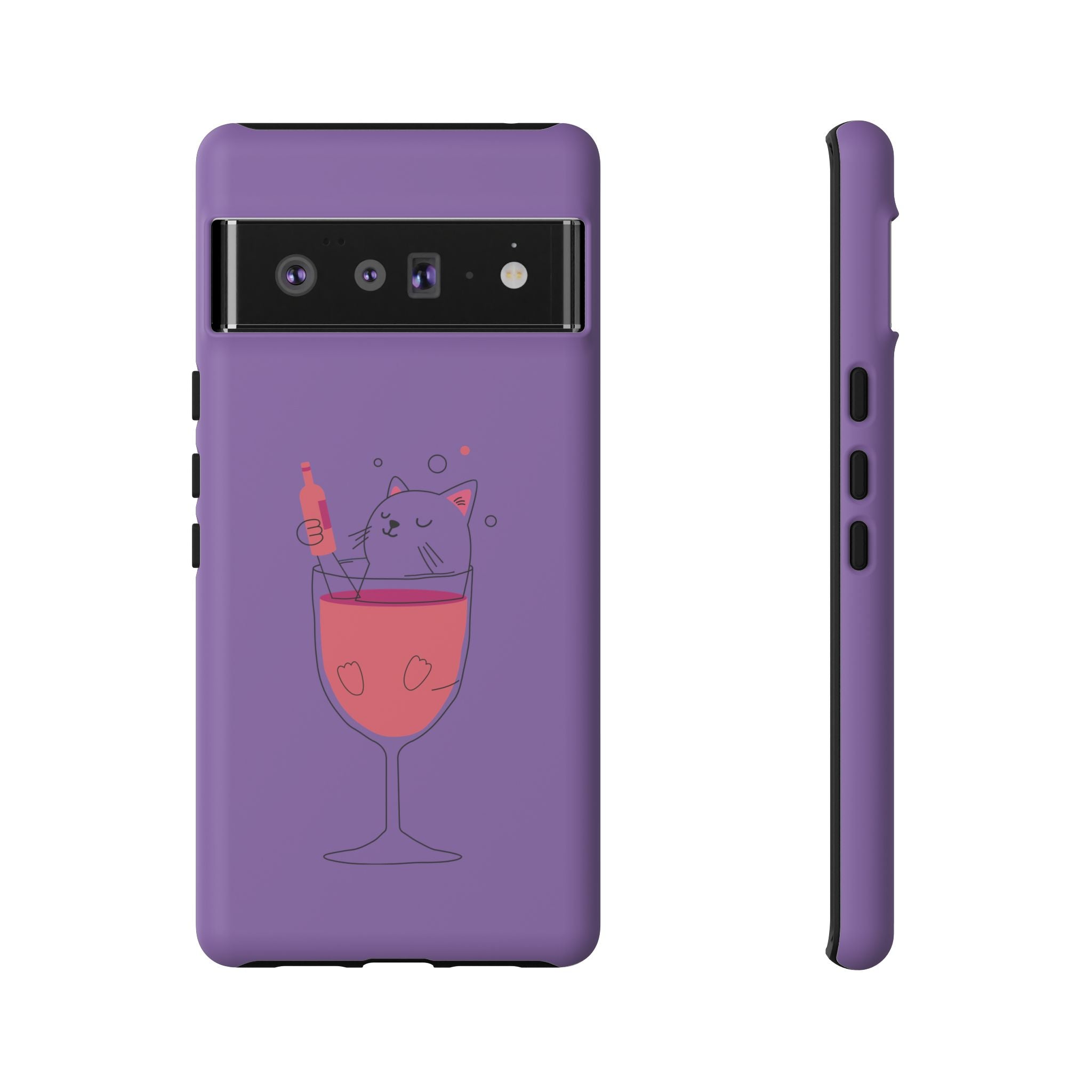 Cute Cat Phone Case, Fun Gift for Cat Lovers, Colorful Phone Cover, Pet Lover Accessory, Unique Cat Themed Case